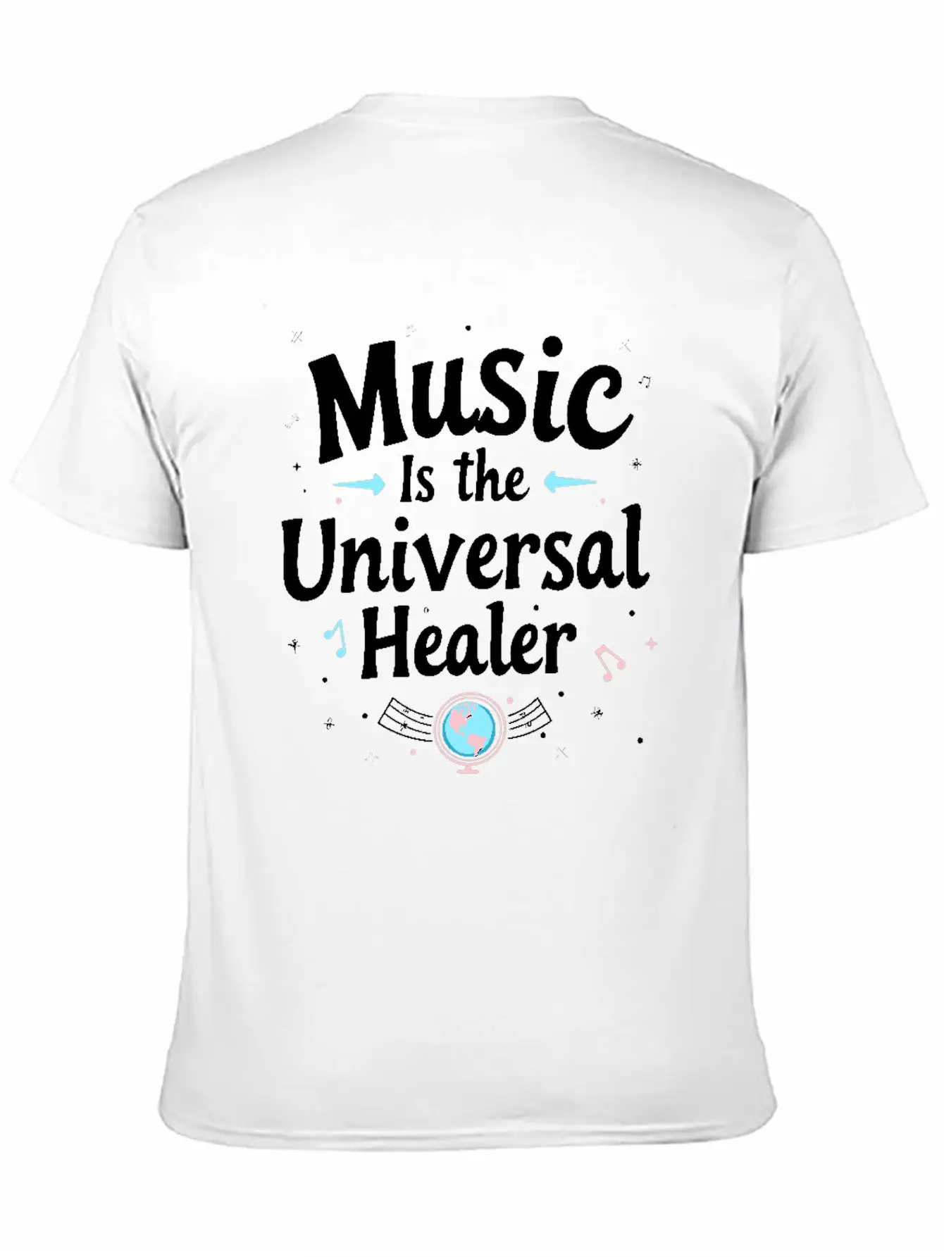 Music Therapy Emotional Healing Relaxation Stylish Everyday T-Shirt – Unisex Basic Cotton Tee