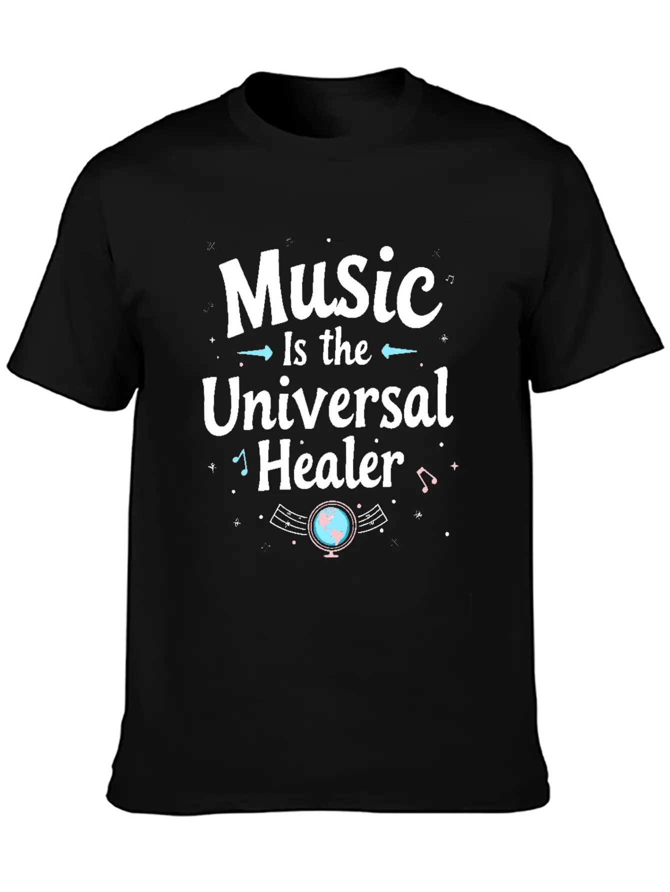 Music Therapy Emotional Healing Relaxation Stylish Everyday T-Shirt – Unisex Basic Cotton Tee