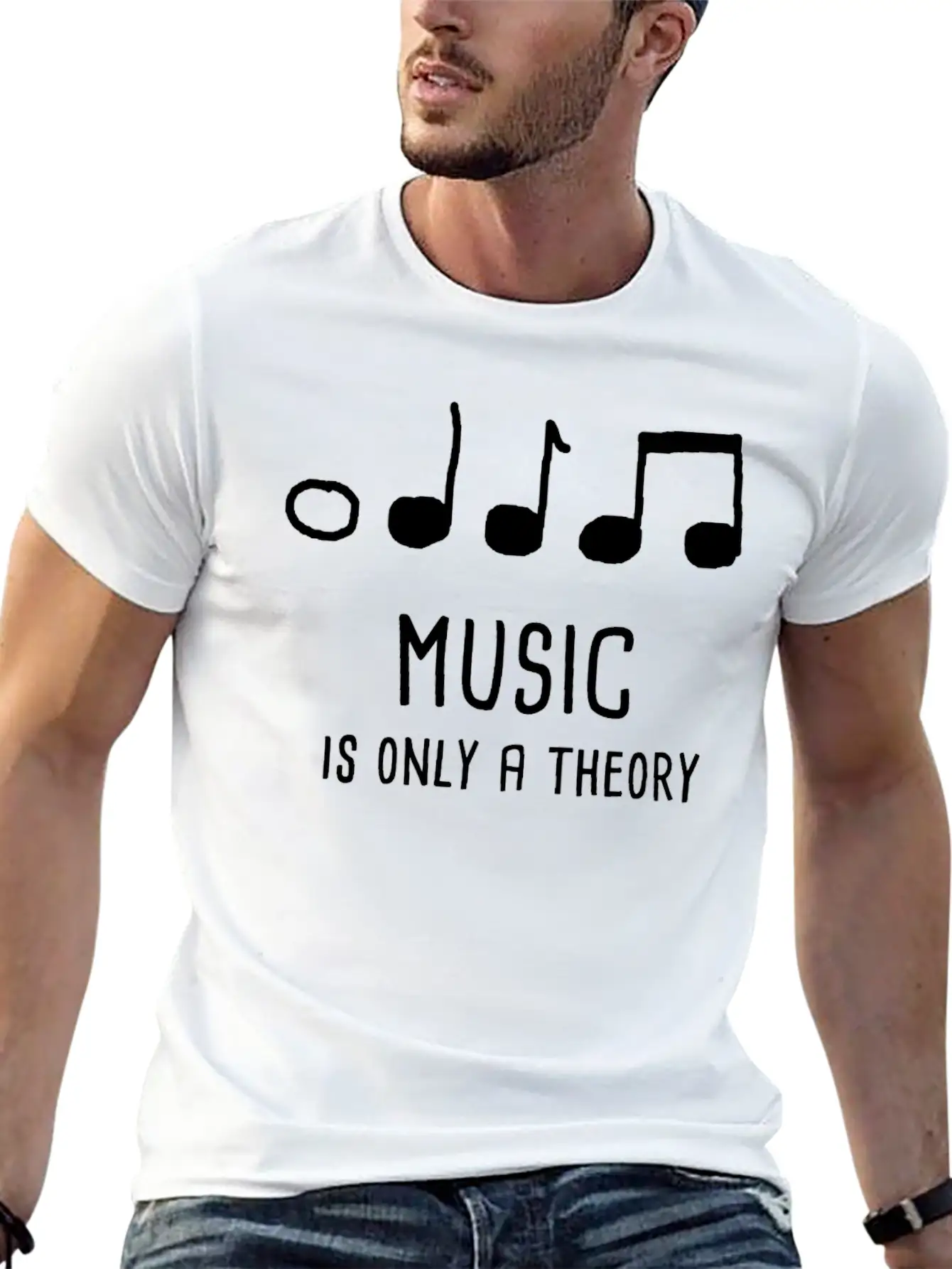 Music Unisex Casual T-Shirt – Clean Design For Daily Comfort