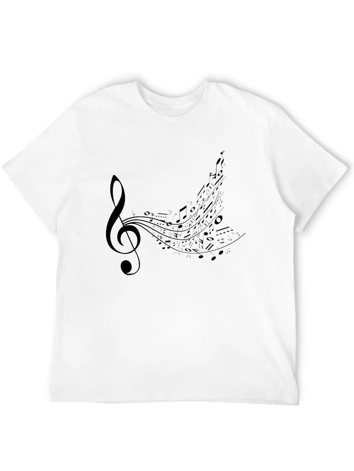 Music Unisex Short Sleeve Soft Cotton T-Shirt – Casual Everyday Wear