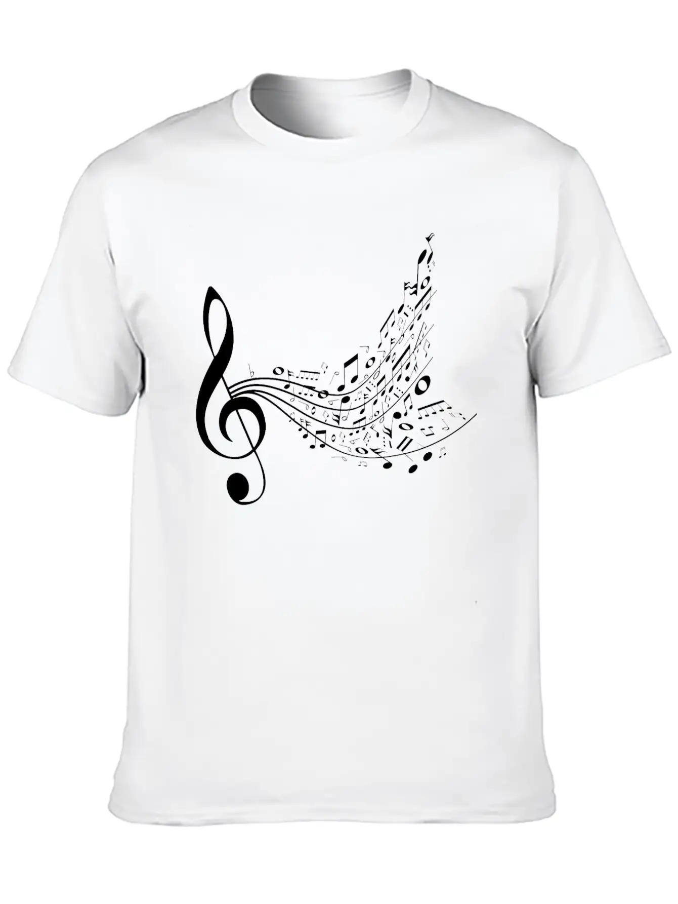 Music Unisex Short Sleeve Soft Cotton T-Shirt – Casual Everyday Wear