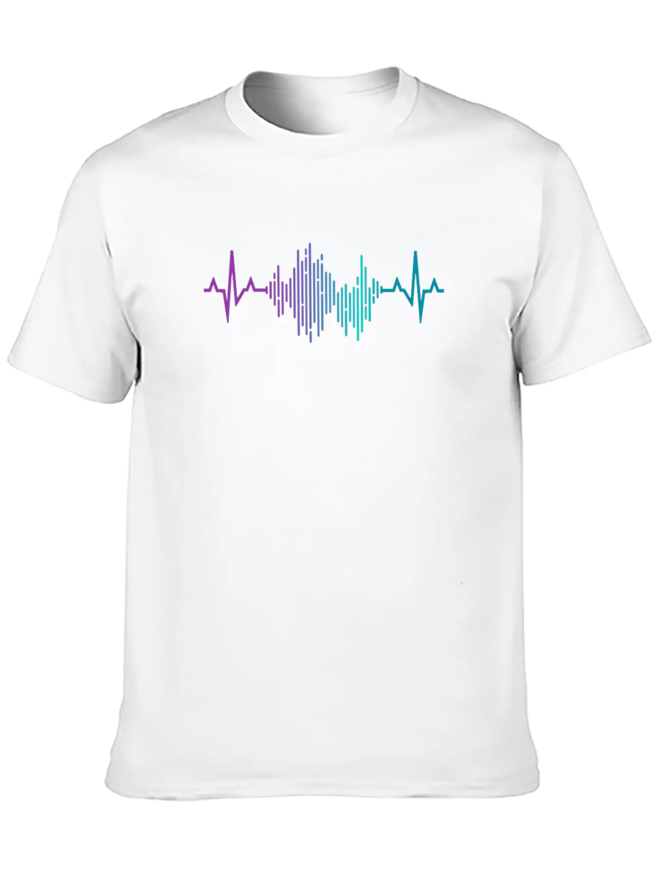 Musical Heartbeat, Soul Music Lover, Graphic Timeless Short Sleeve Tee – Comfy And Minimalist Design