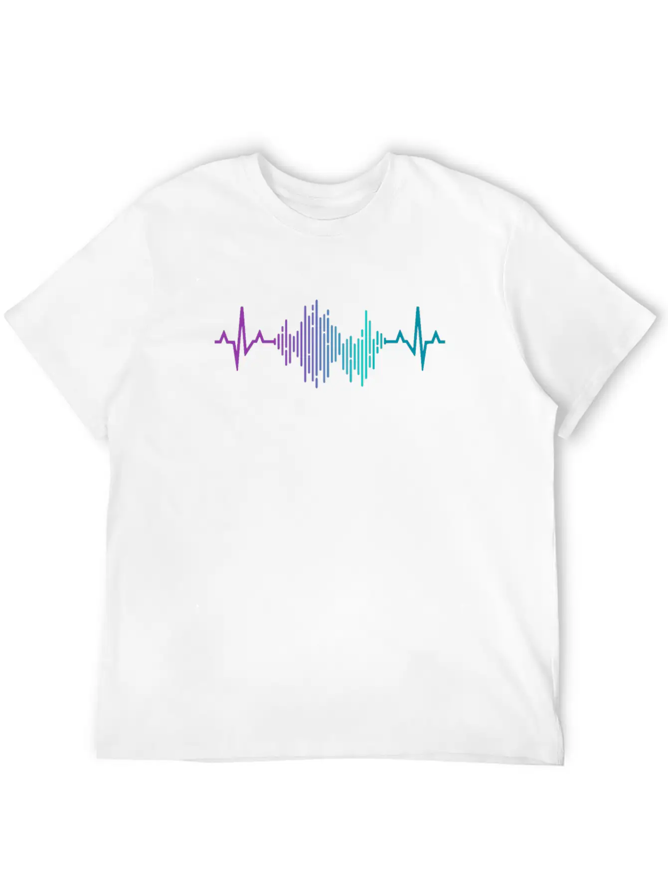 Musical Heartbeat, Soul Music Lover, Graphic Timeless Short Sleeve Tee – Comfy And Minimalist Design