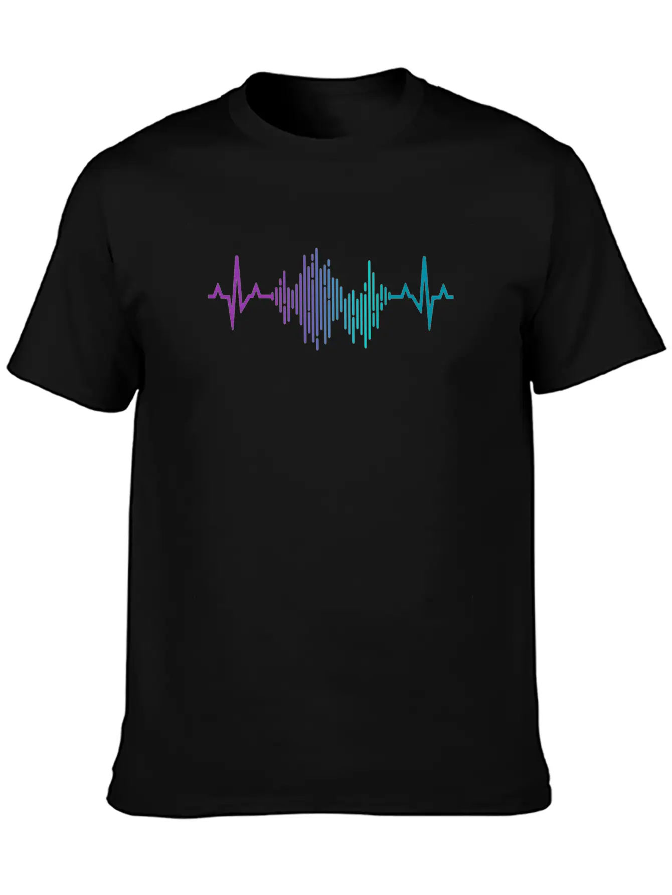 Musical Heartbeat, Soul Music Lover, Graphic Timeless Short Sleeve Tee – Comfy And Minimalist Design