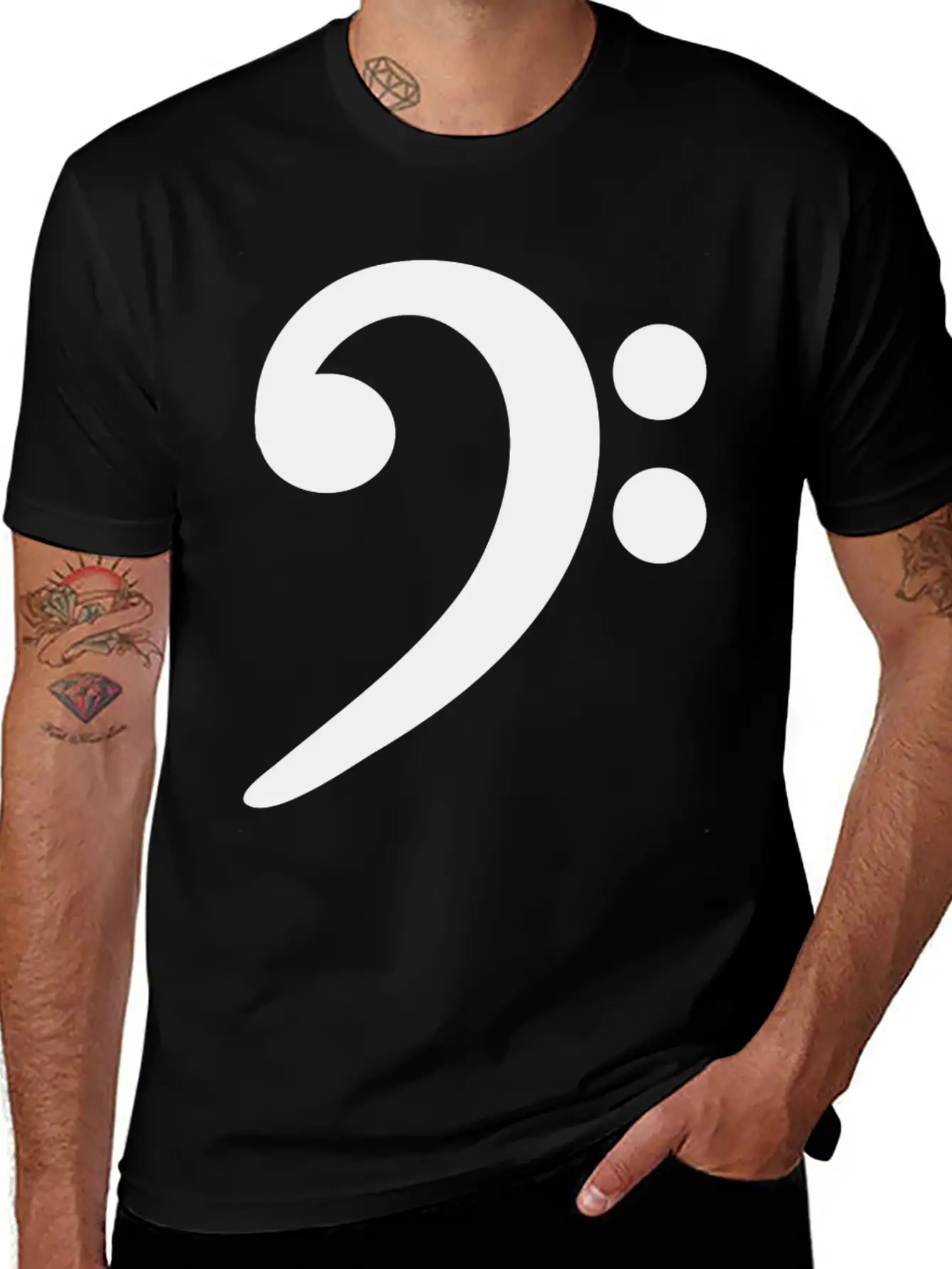 Musical Note Timeless Short Sleeve Tee – Comfy And Minimalist Design