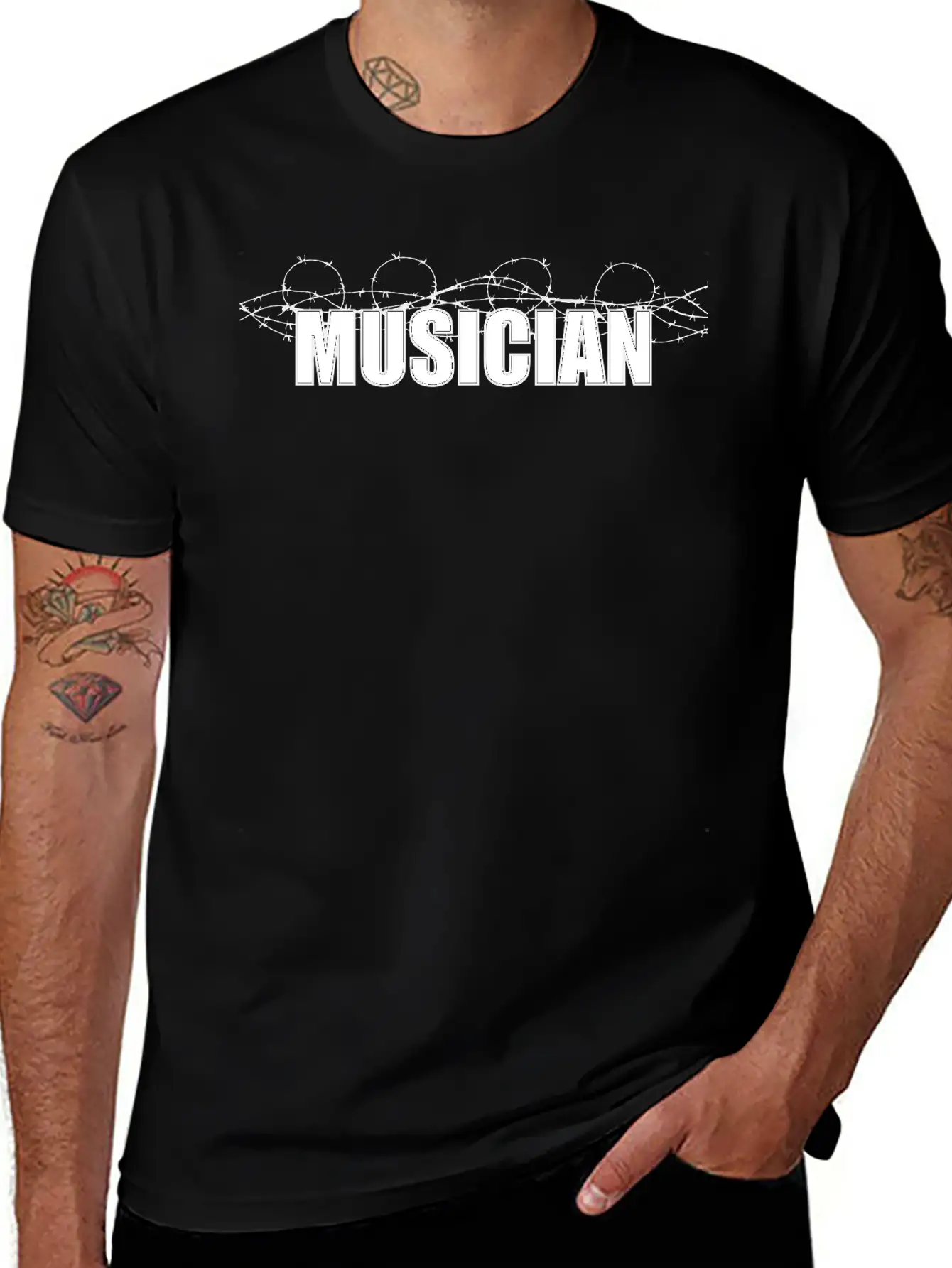 Musician - Music Unisex Casual T-Shirt – Clean Design For Daily Comfort