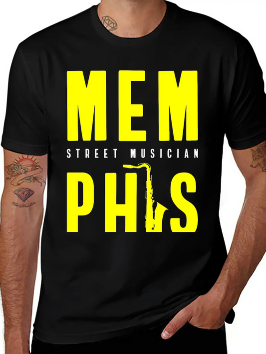 Musicians Artist Lifestyle Street Unisex Short Sleeve Soft Cotton T-Shirt – Casual Everyday Wear