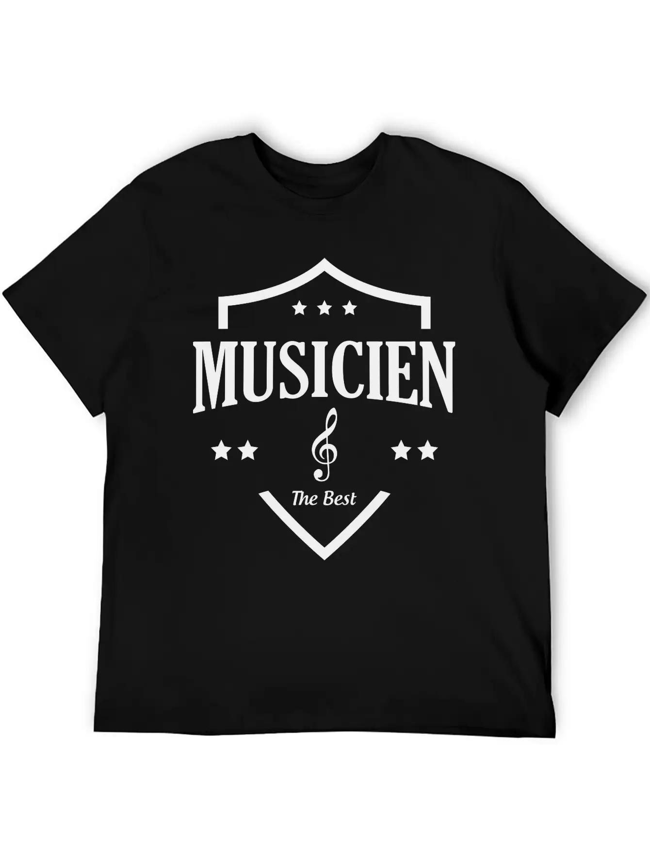 Musicien - Music Unisex Short Sleeve Soft Cotton T-Shirt – Casual Everyday Wear