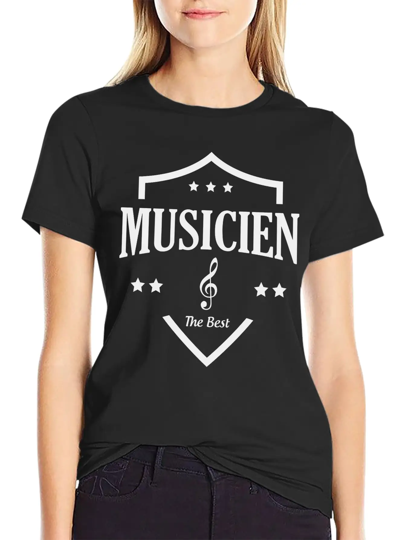 Musicien - Music Unisex Short Sleeve Soft Cotton T-Shirt – Casual Everyday Wear