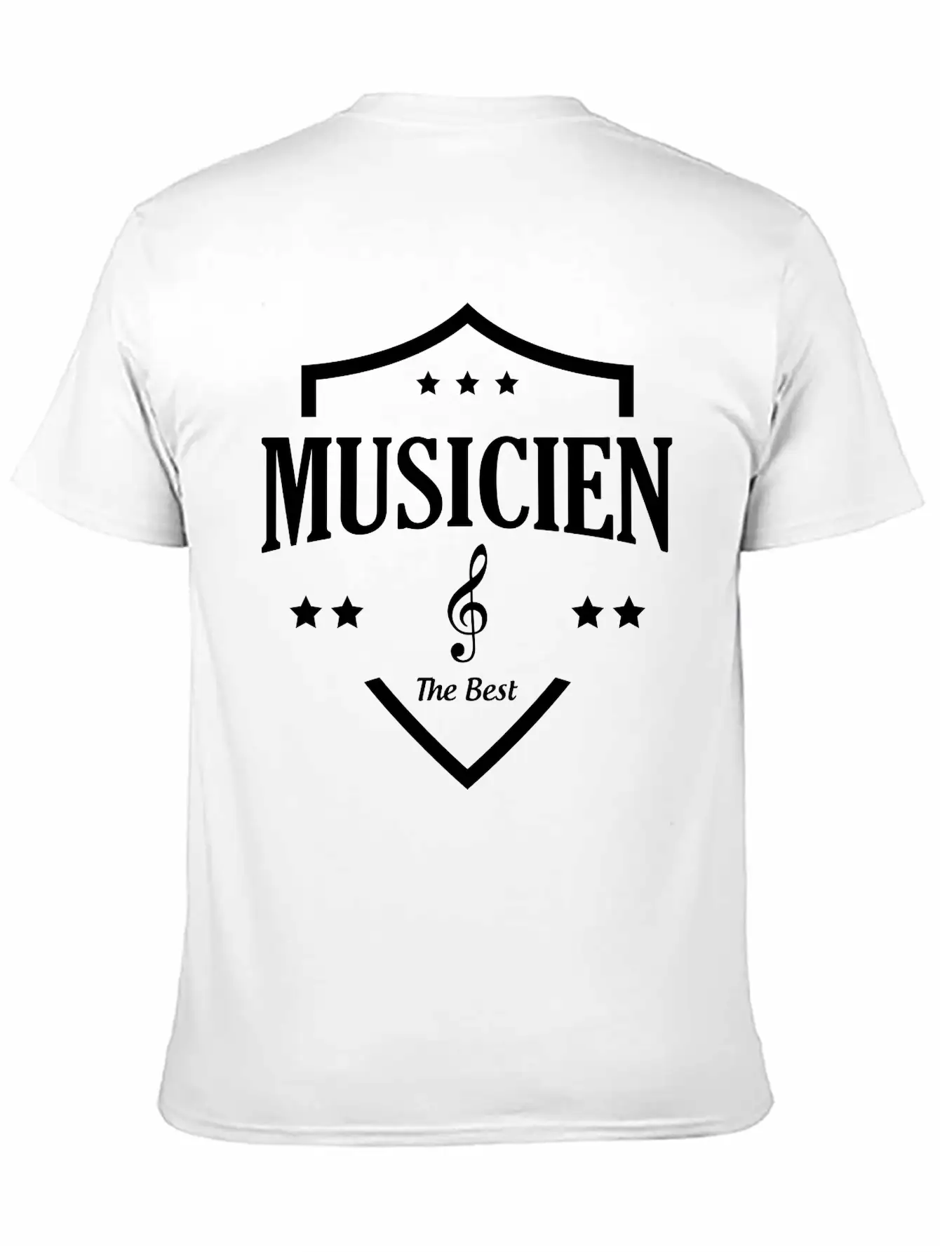 Musicien - Music Unisex Short Sleeve Soft Cotton T-Shirt – Casual Everyday Wear