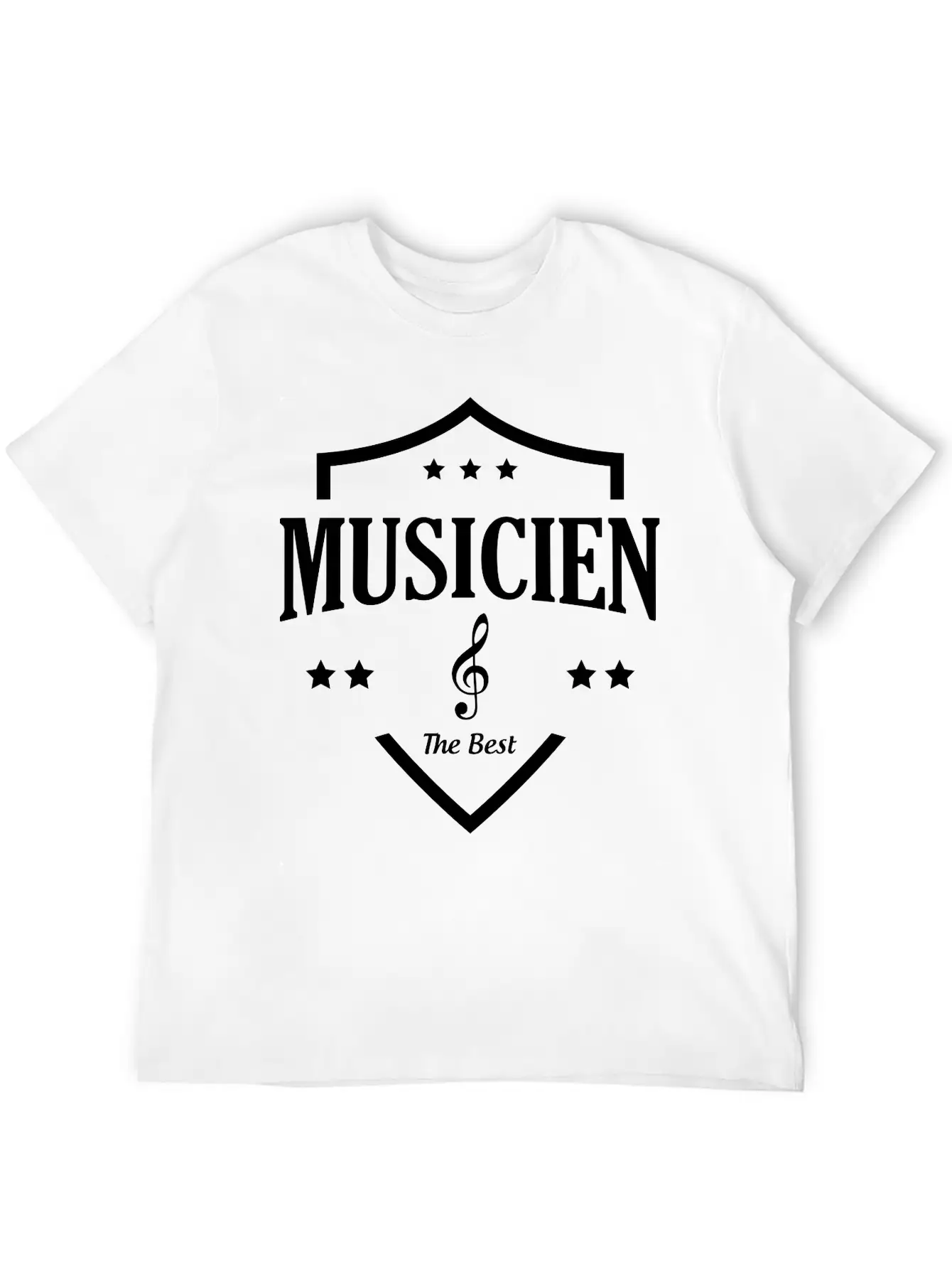 Musicien - Music Unisex Short Sleeve Soft Cotton T-Shirt – Casual Everyday Wear