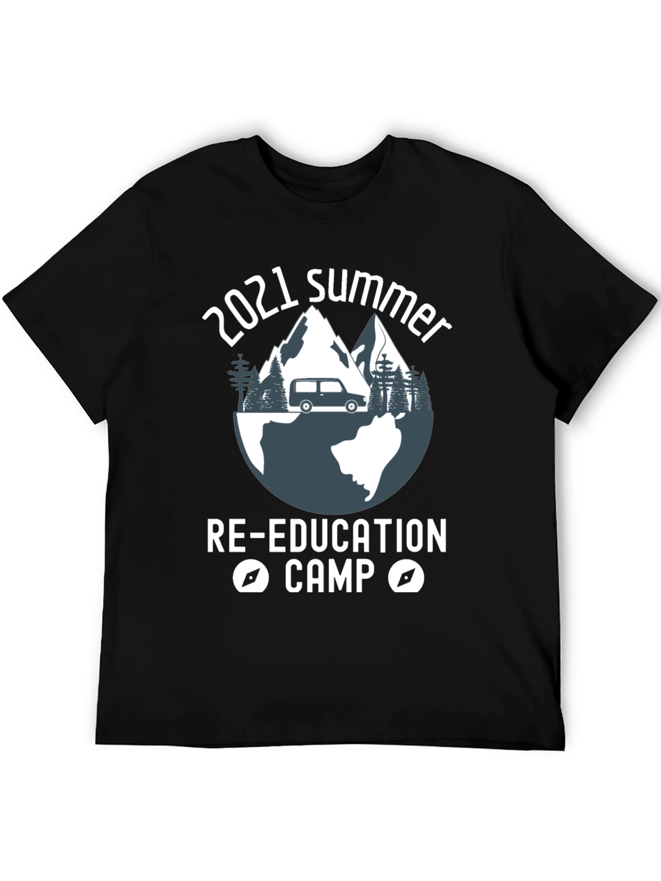 2021 Summer Re-Education Camp Graphic T-Shirt