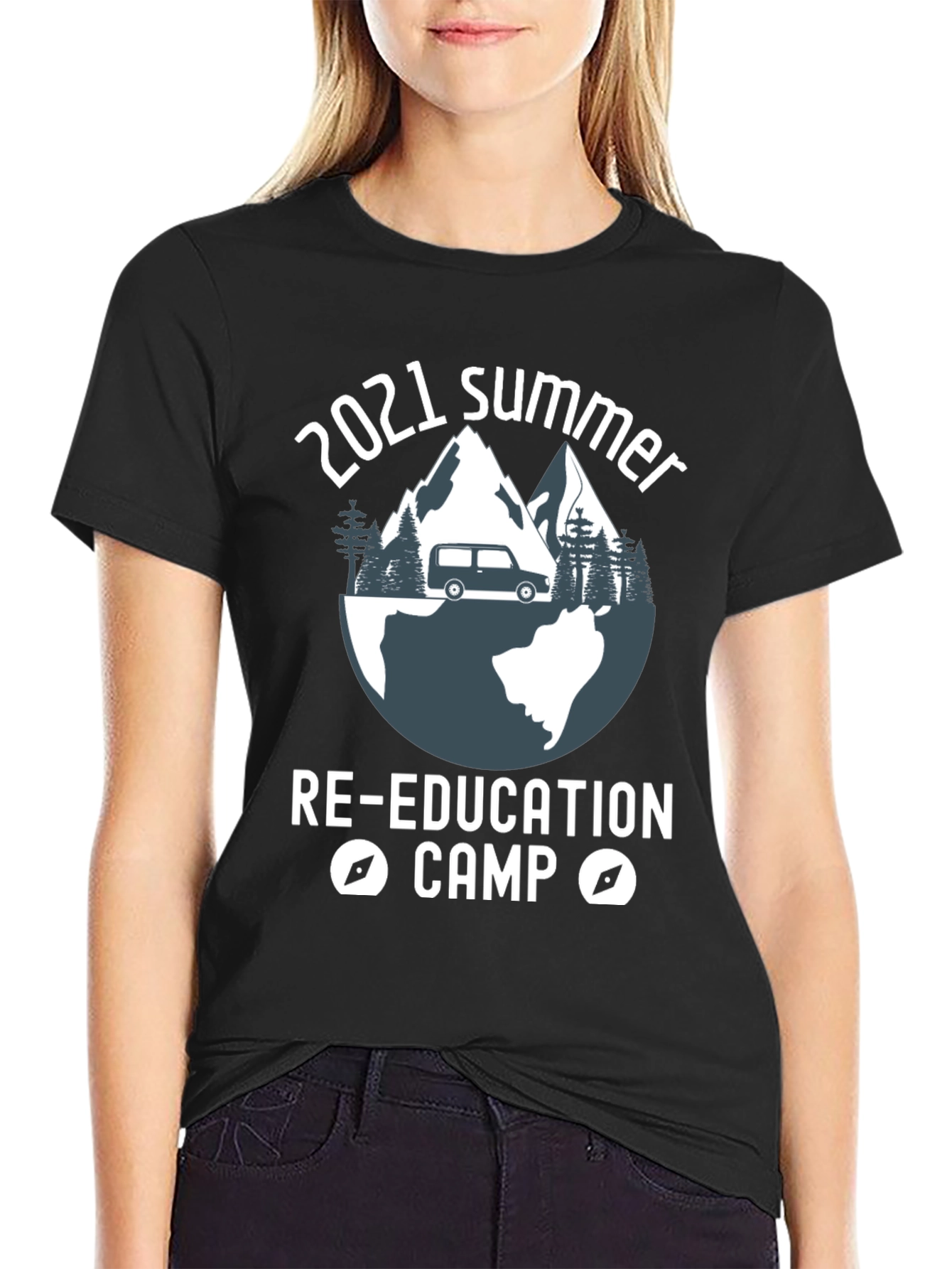 2021 Summer Re-Education Camp Graphic T-Shirt