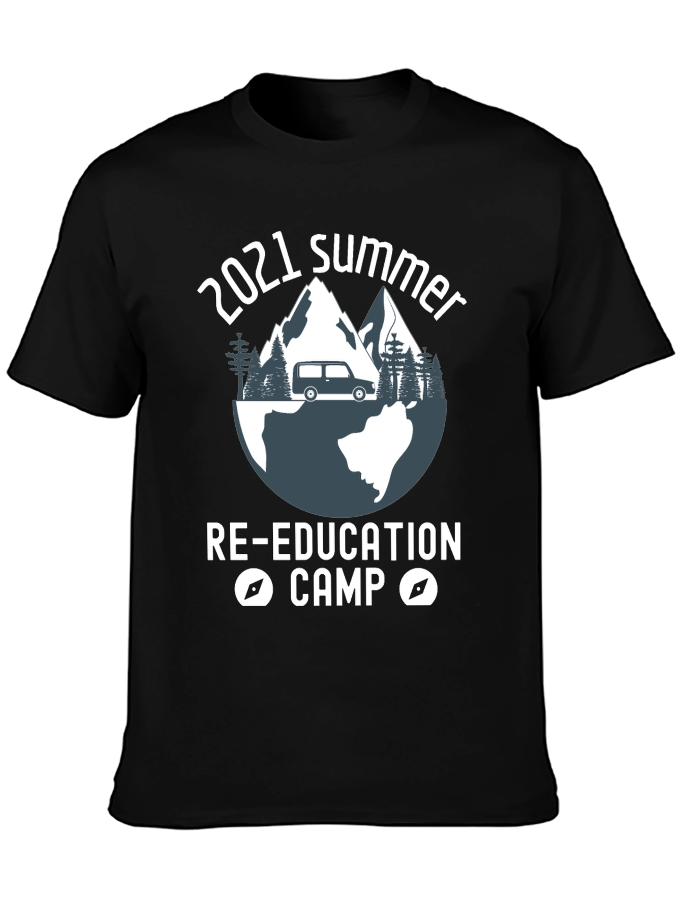 2021 Summer Re-Education Camp Graphic T-Shirt