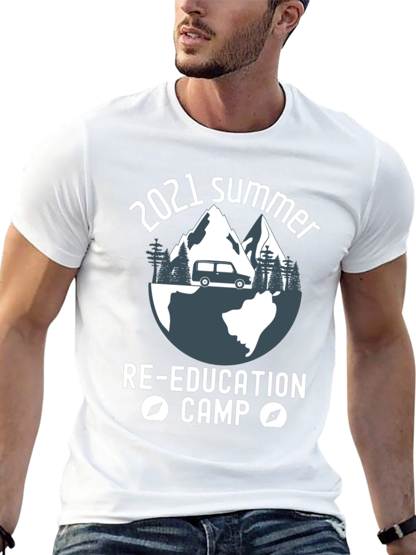 2021 Summer Re-Education Camp Graphic T-Shirt
