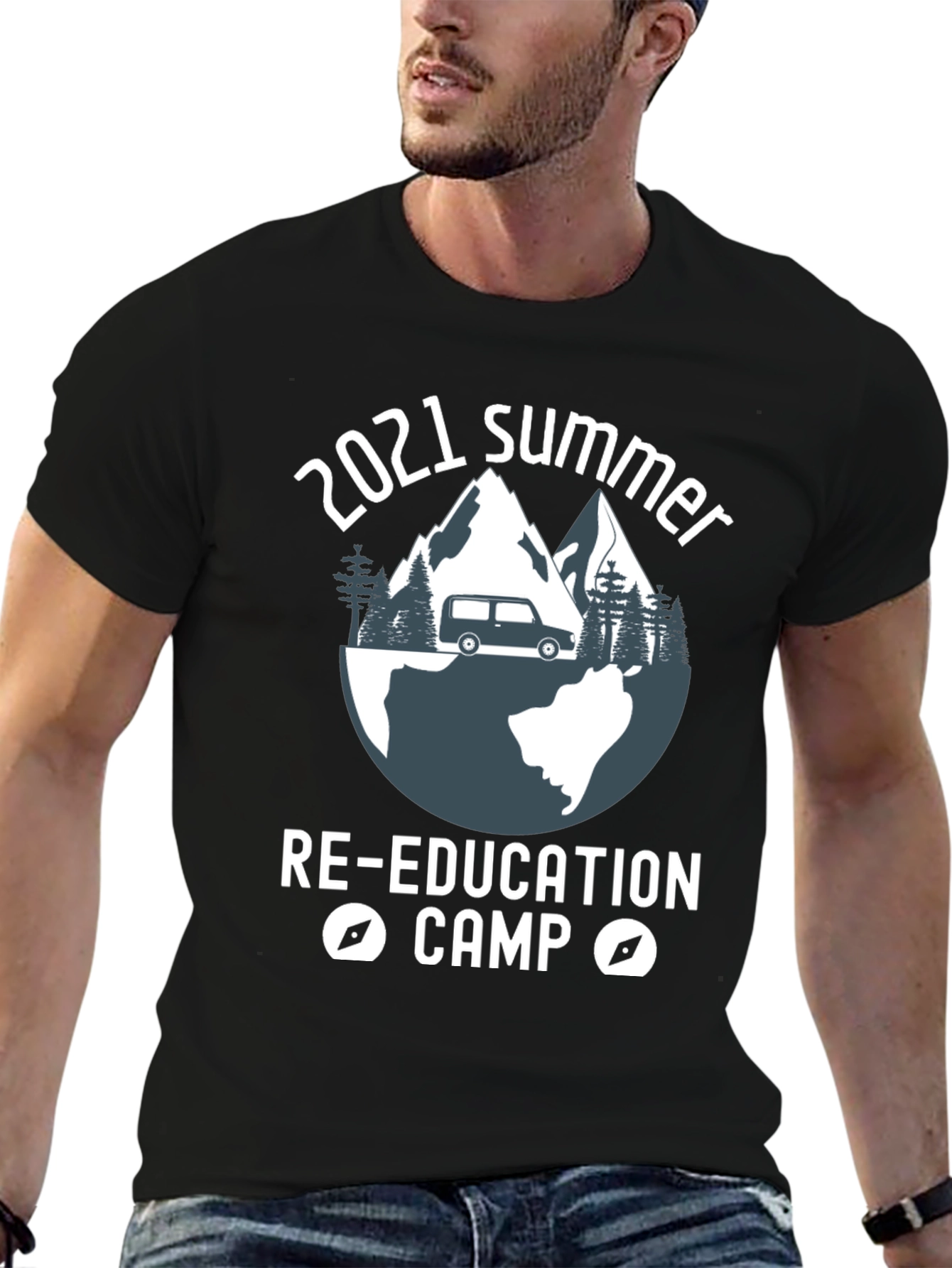 2021 Summer Re-Education Camp Graphic T-Shirt