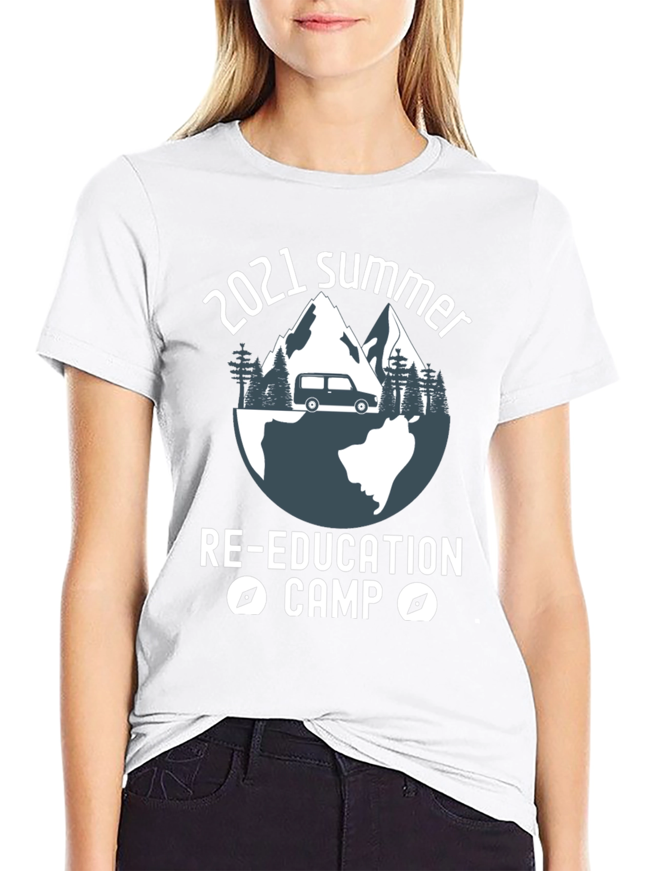 2021 Summer Re-Education Camp Graphic T-Shirt