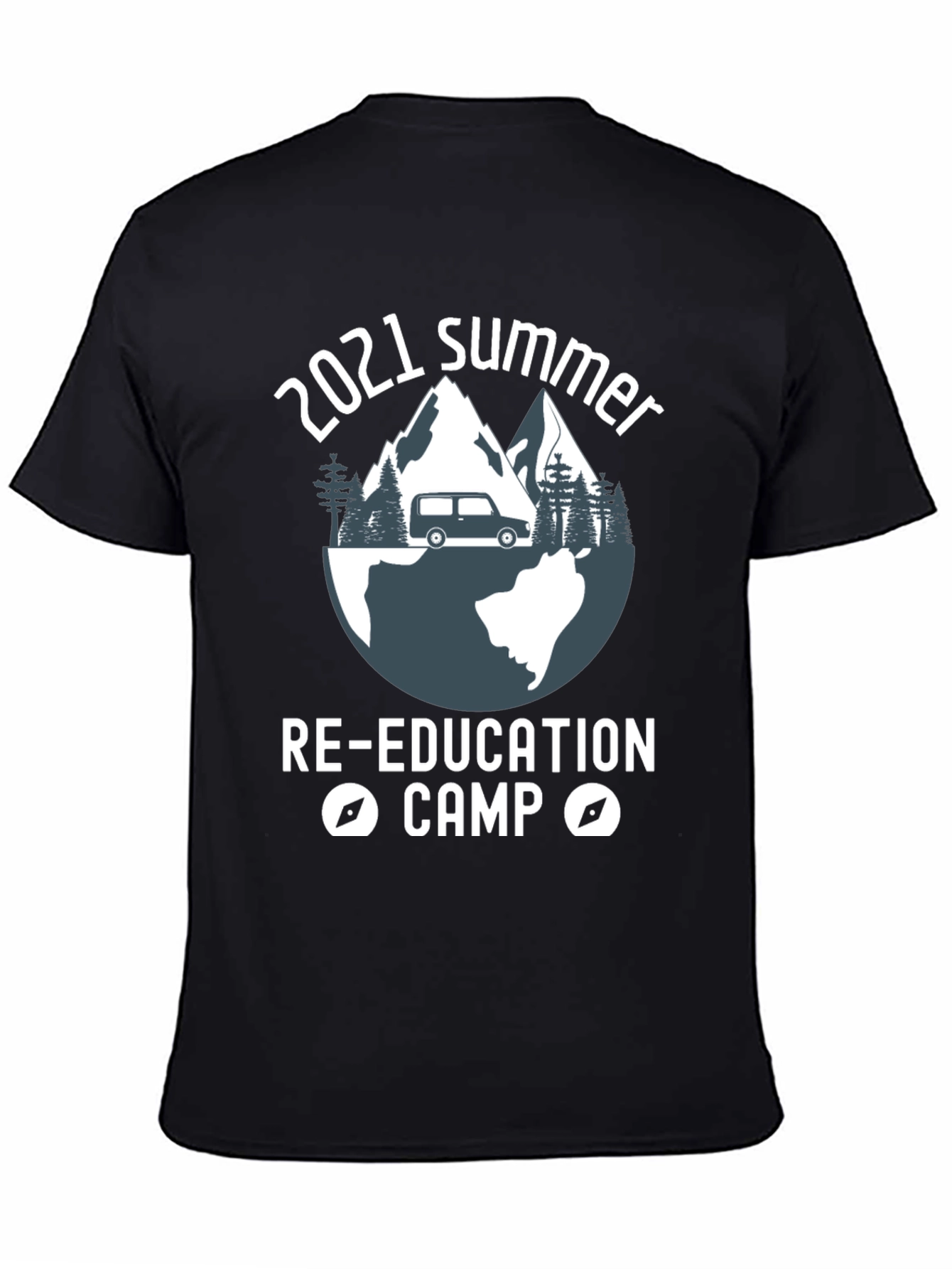 2021 Summer Re-Education Camp Graphic T-Shirt