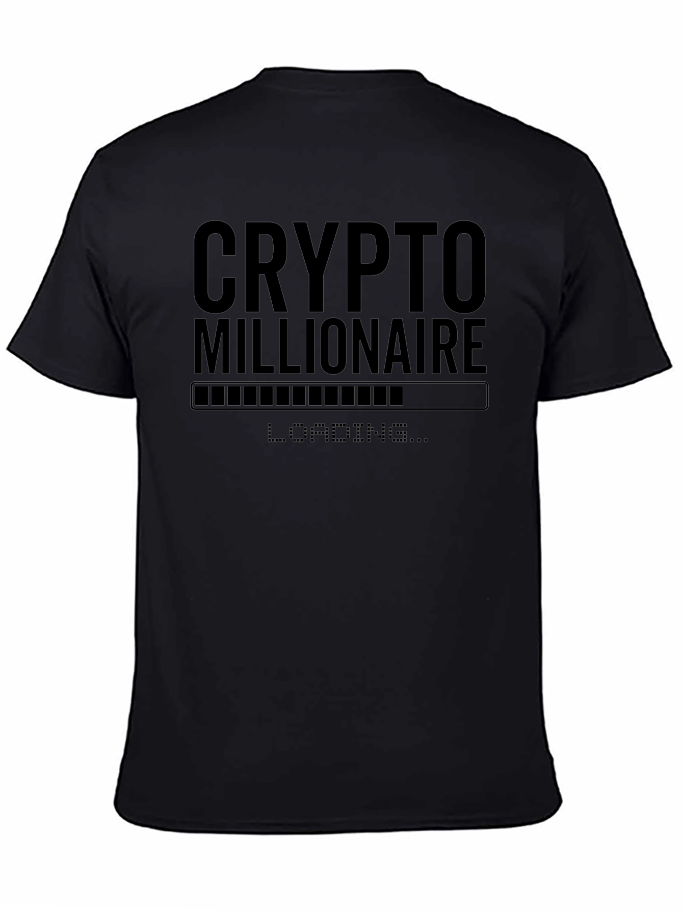 Crypto Millionaire Loading T-Shirt - Black