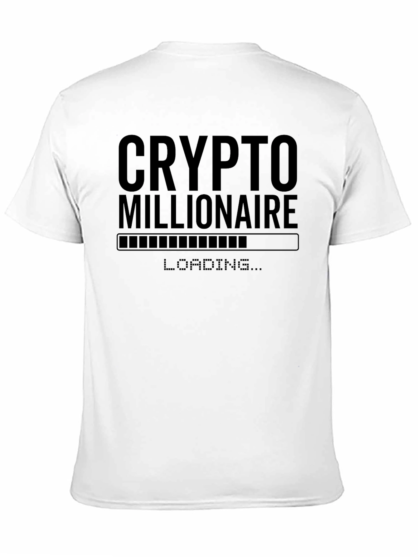 Crypto Millionaire Loading T-Shirt - Black