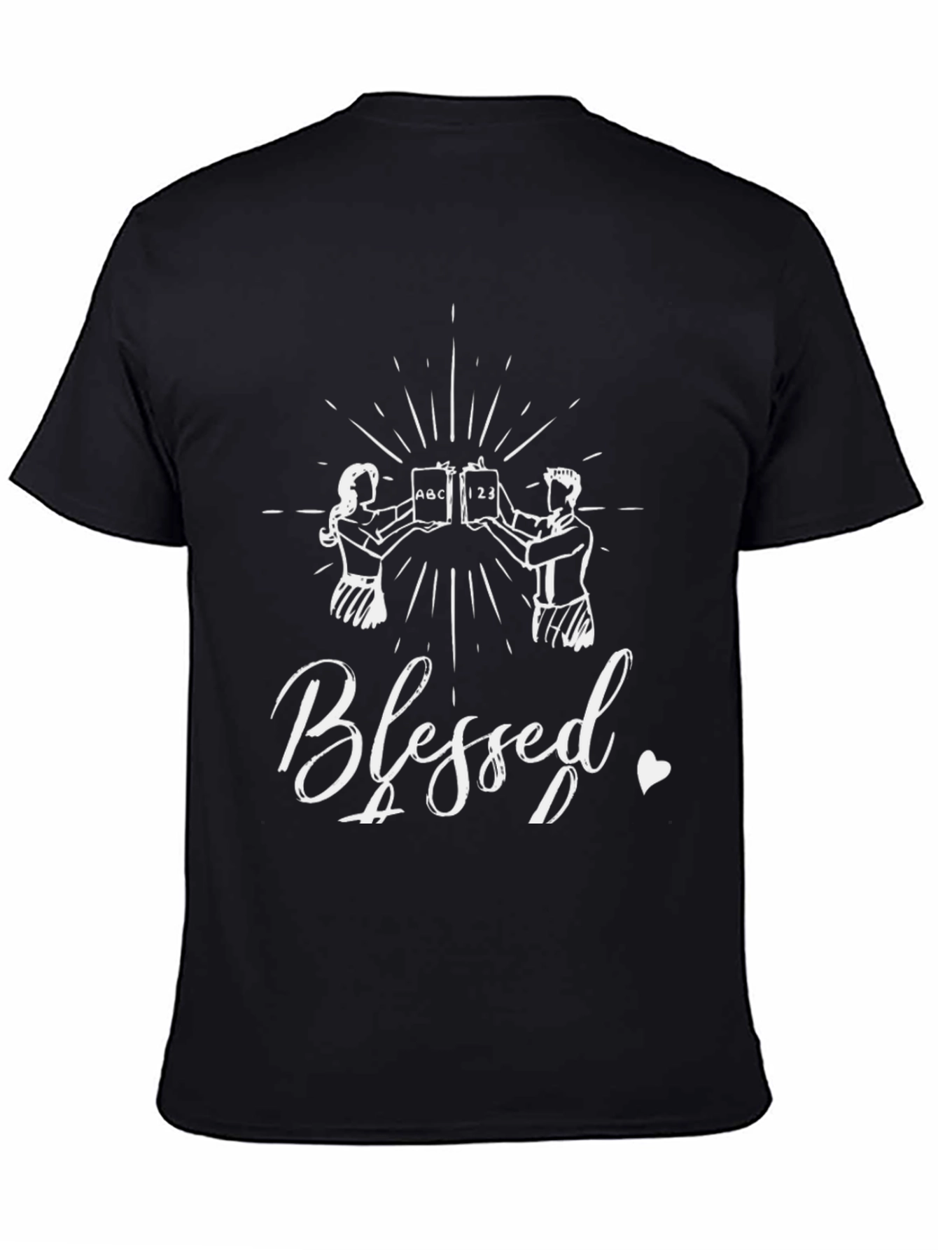 Blessed Teacher Graphic Tee - Unisex Black T-Shirt
