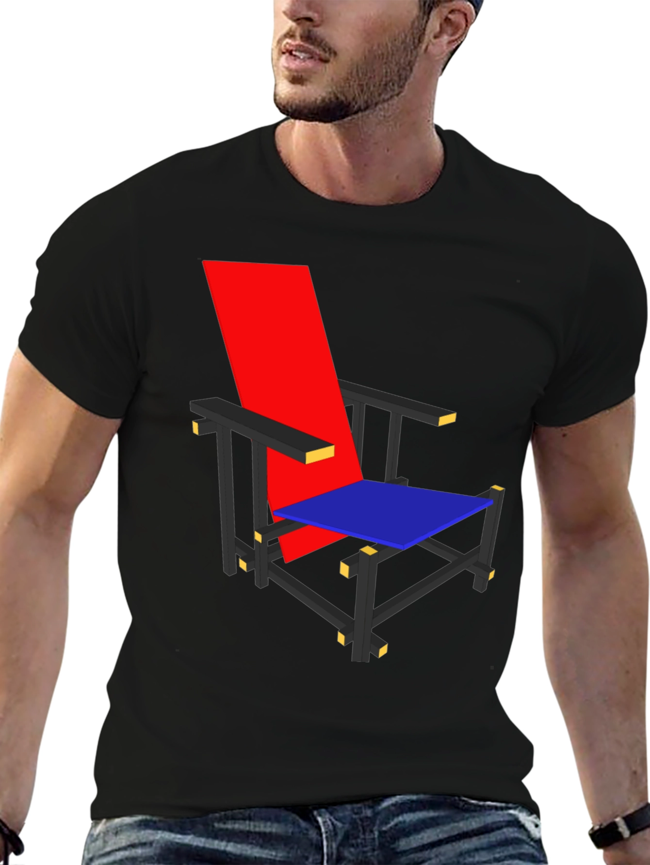Modernist Chair Graphic Tee - Unique Design