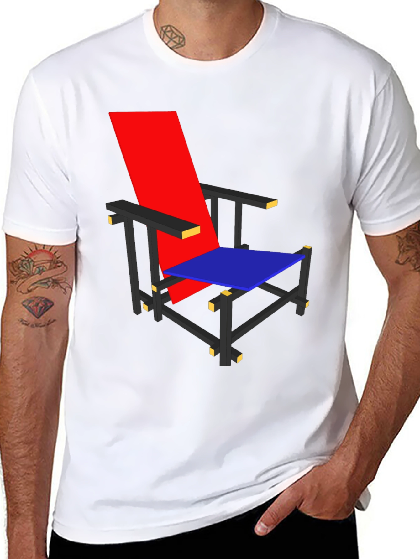 Modernist Chair Graphic Tee - Unique Design