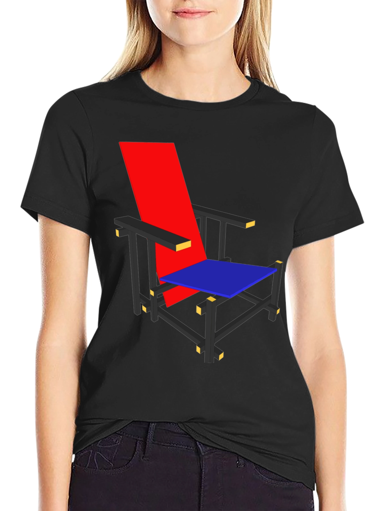 Modernist Chair Graphic Tee - Unique Design