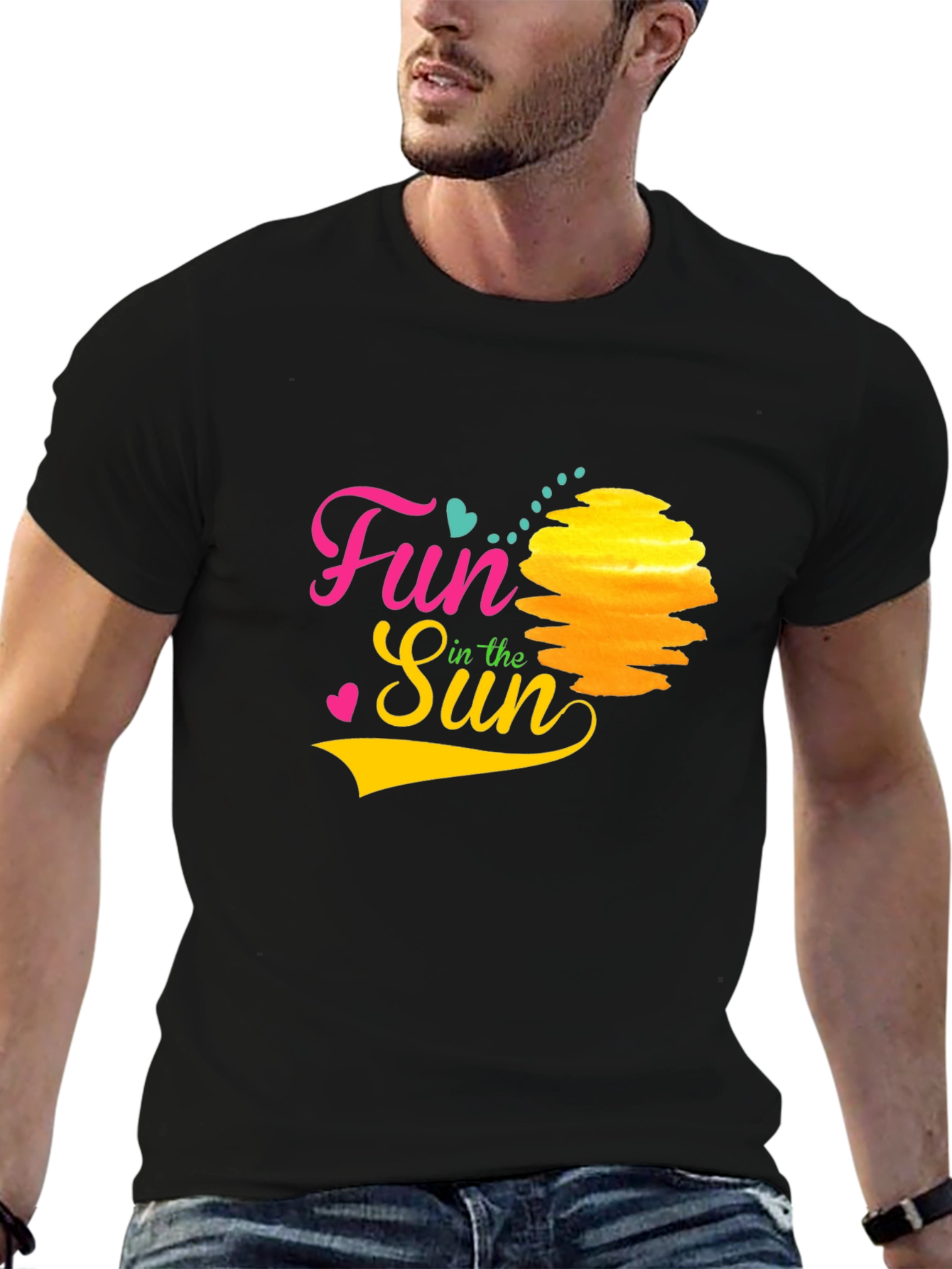 Fun in the Sun Graphic Tee - Black