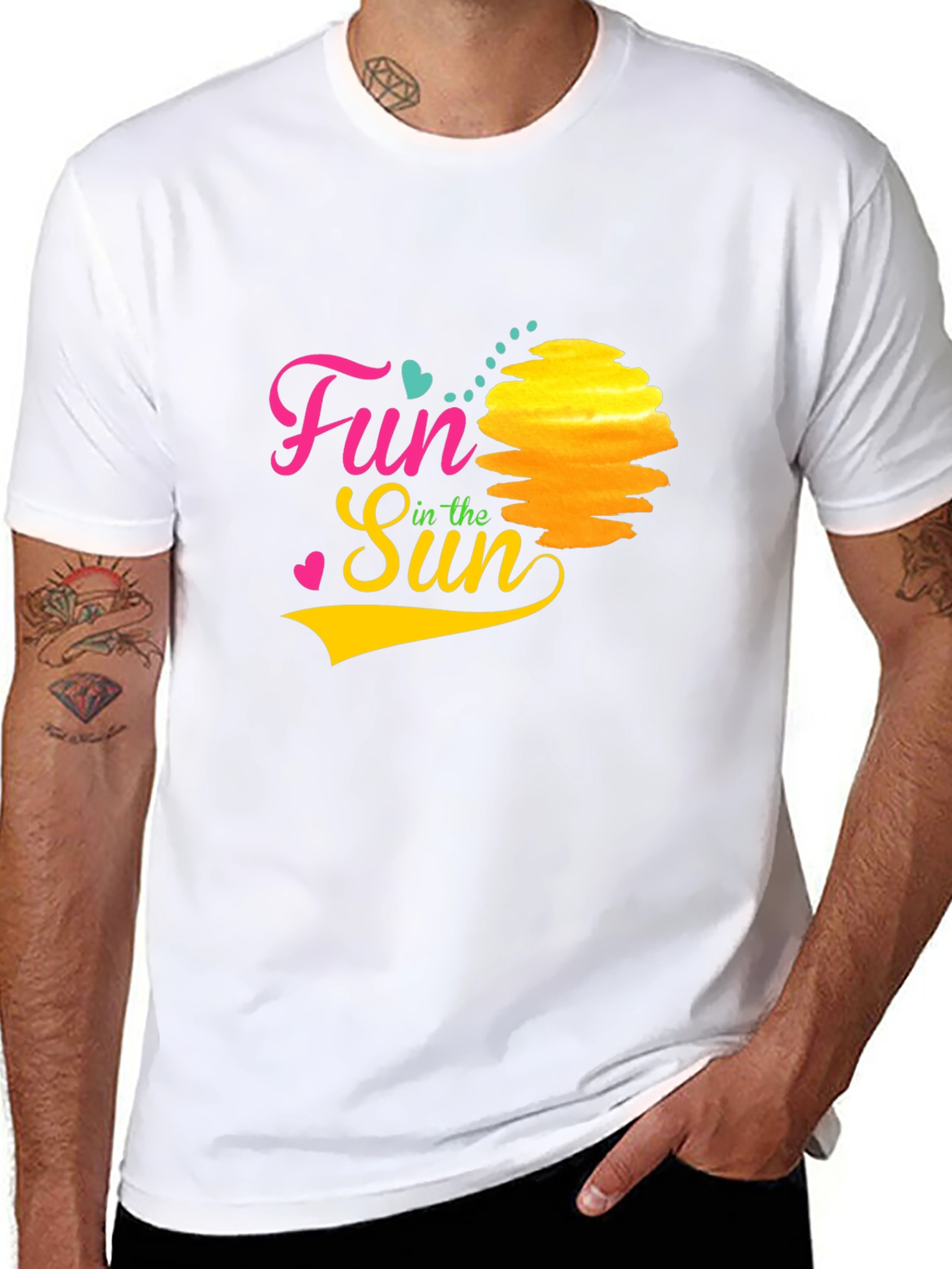 Fun in the Sun Graphic Tee - Black