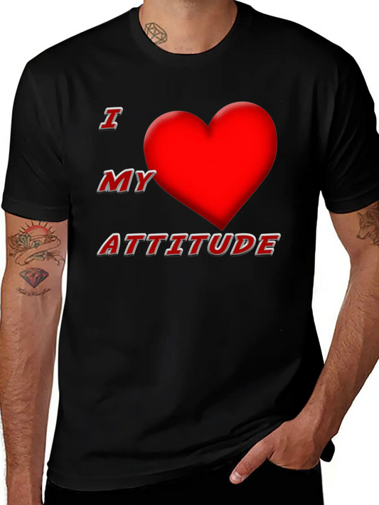 My Attitude Essential Unisex Summer Tee – Soft Cotton Casual Fit