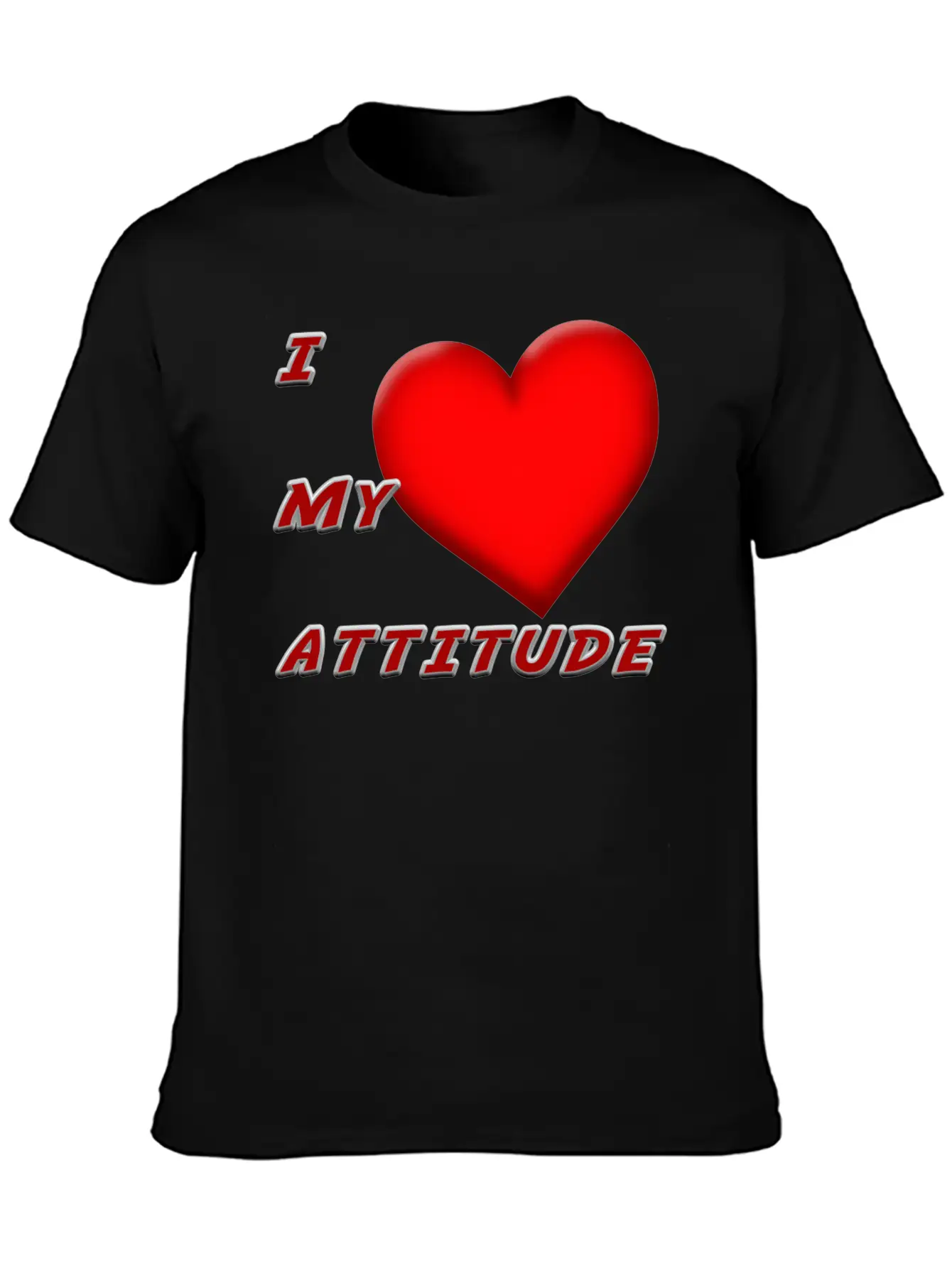 My Attitude Essential Unisex Summer Tee – Soft Cotton Casual Fit