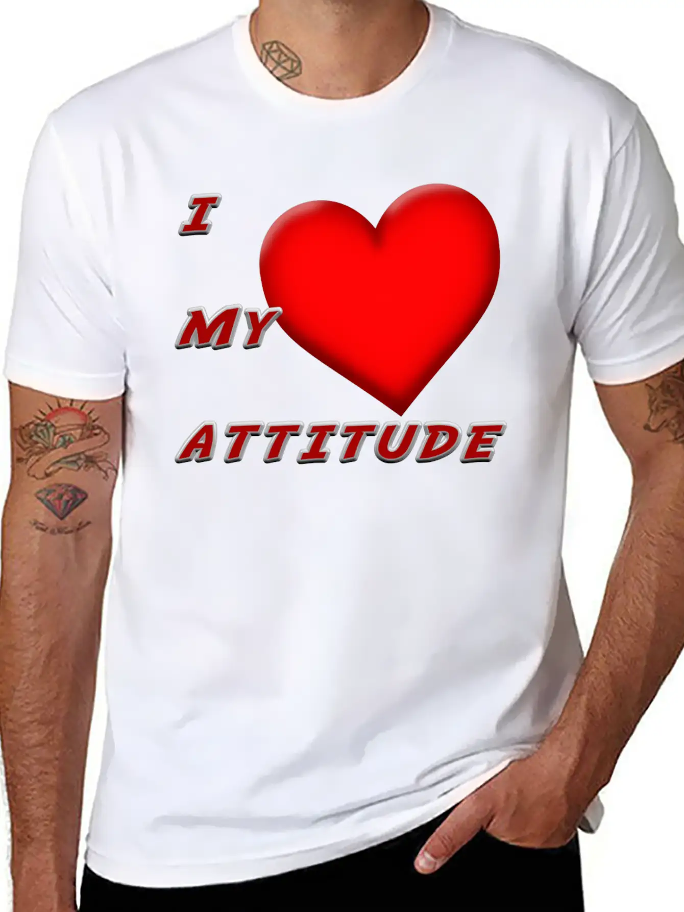 My Attitude Essential Unisex Summer Tee – Soft Cotton Casual Fit