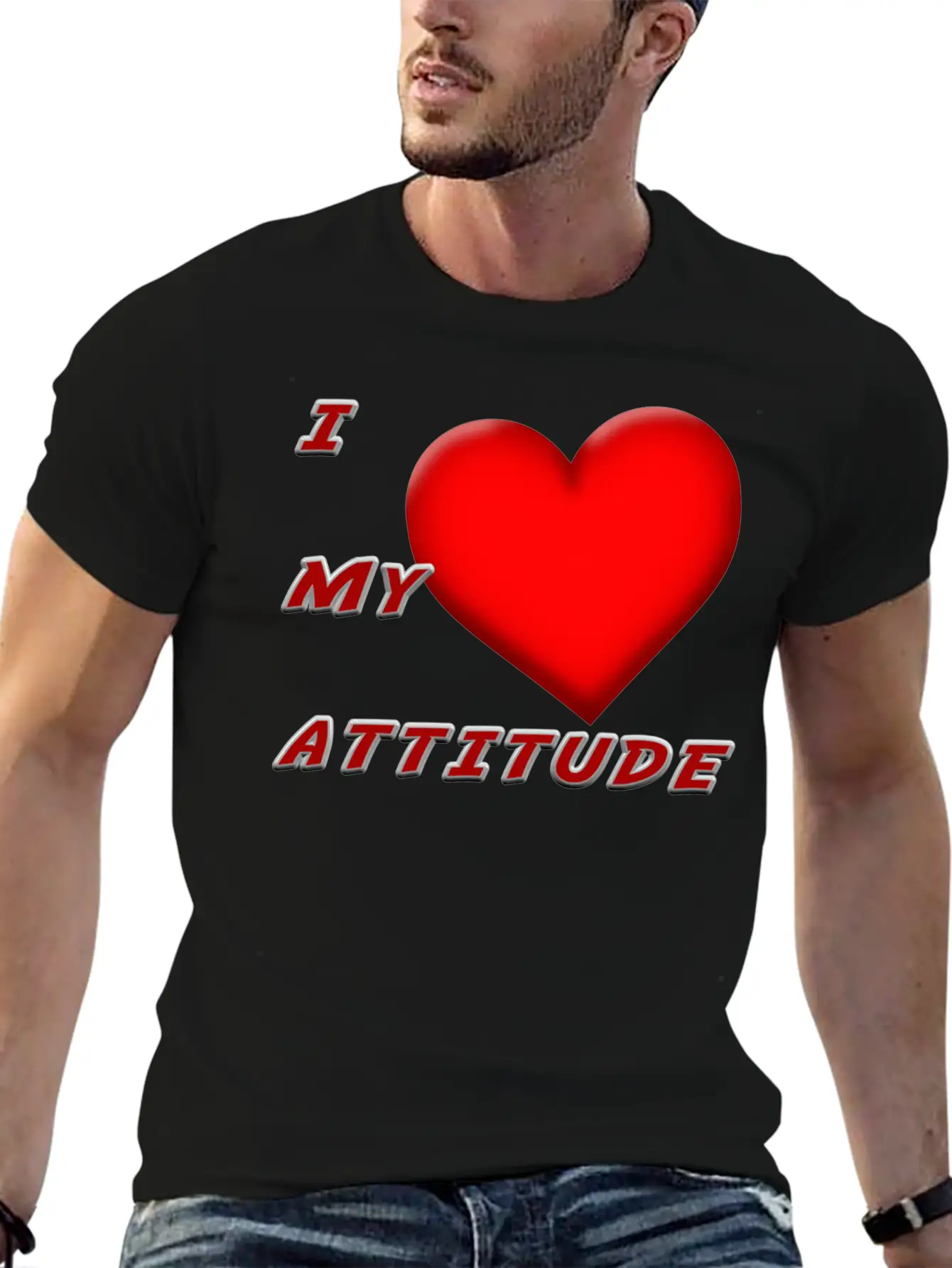 My Attitude Essential Unisex Summer Tee – Soft Cotton Casual Fit