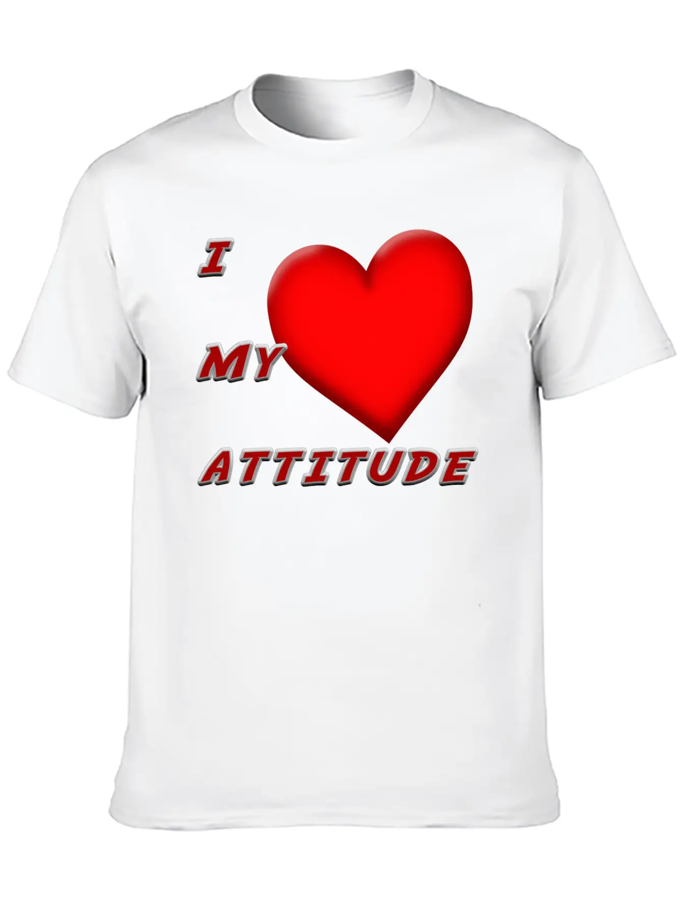 My Attitude Essential Unisex Summer Tee – Soft Cotton Casual Fit