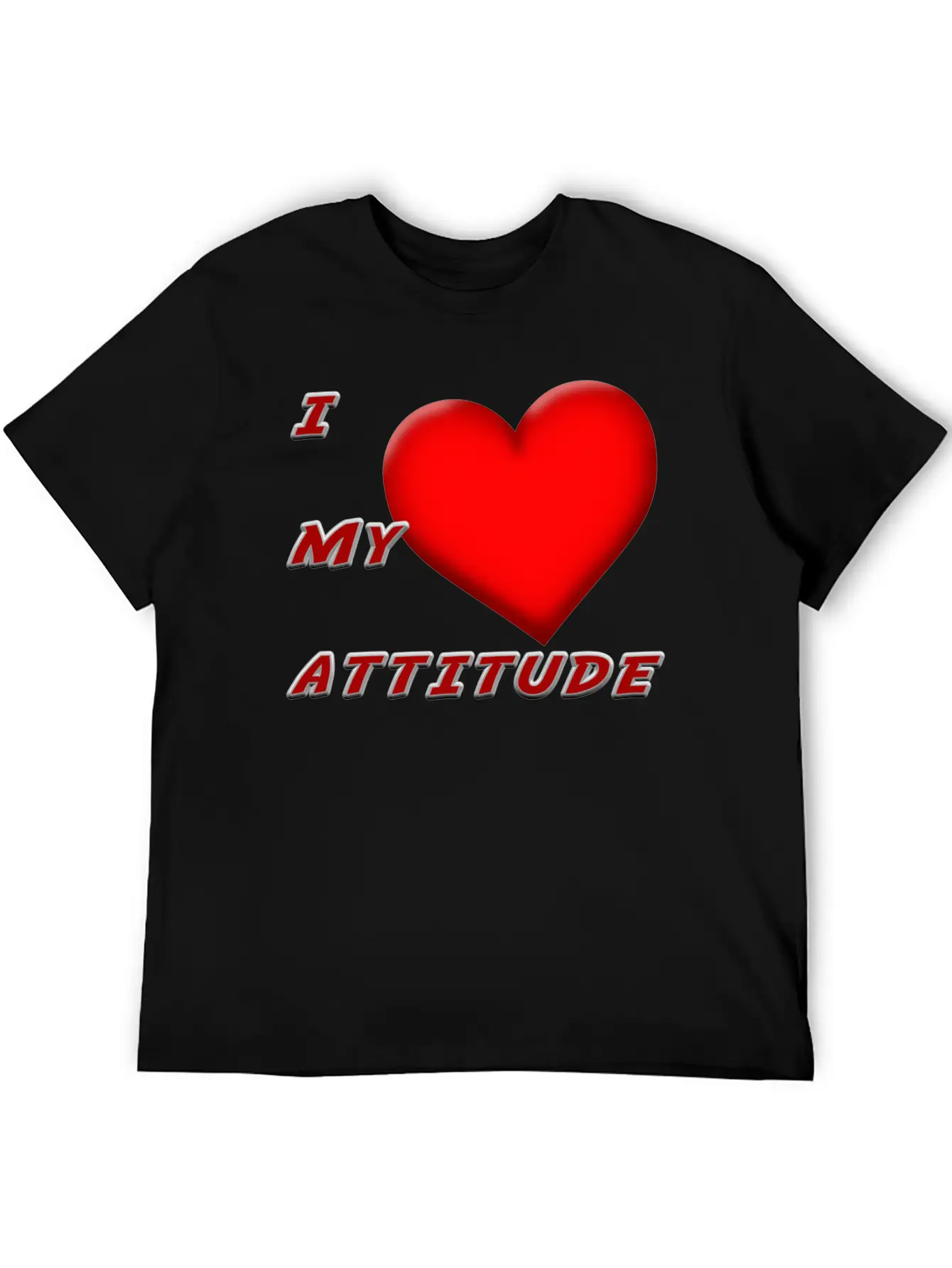 My Attitude Essential Unisex Summer Tee – Soft Cotton Casual Fit