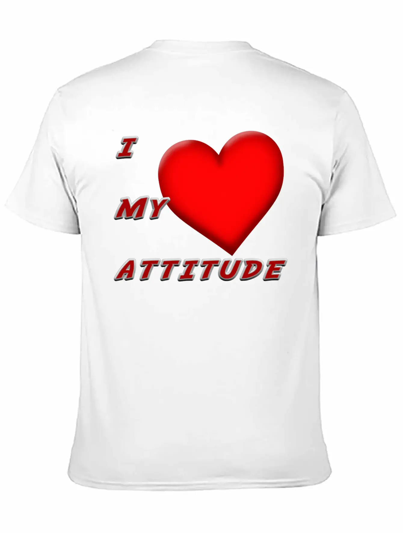 My Attitude Essential Unisex Summer Tee – Soft Cotton Casual Fit