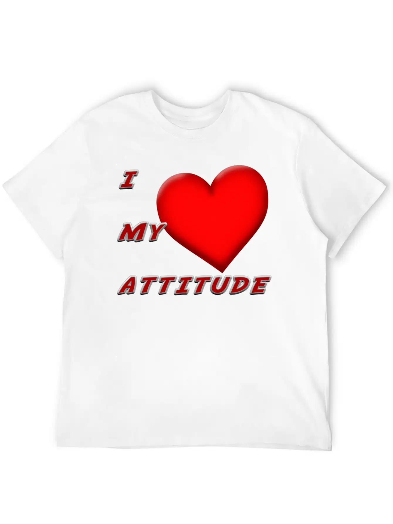 My Attitude Essential Unisex Summer Tee – Soft Cotton Casual Fit