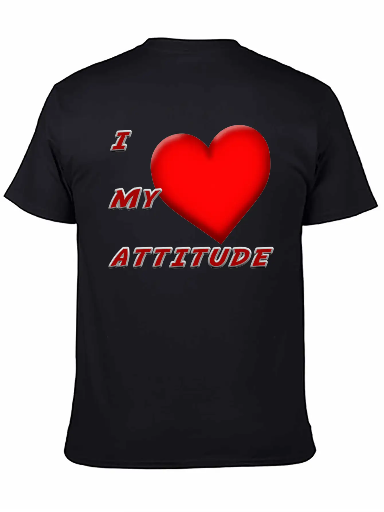 My Attitude Essential Unisex Summer Tee – Soft Cotton Casual Fit