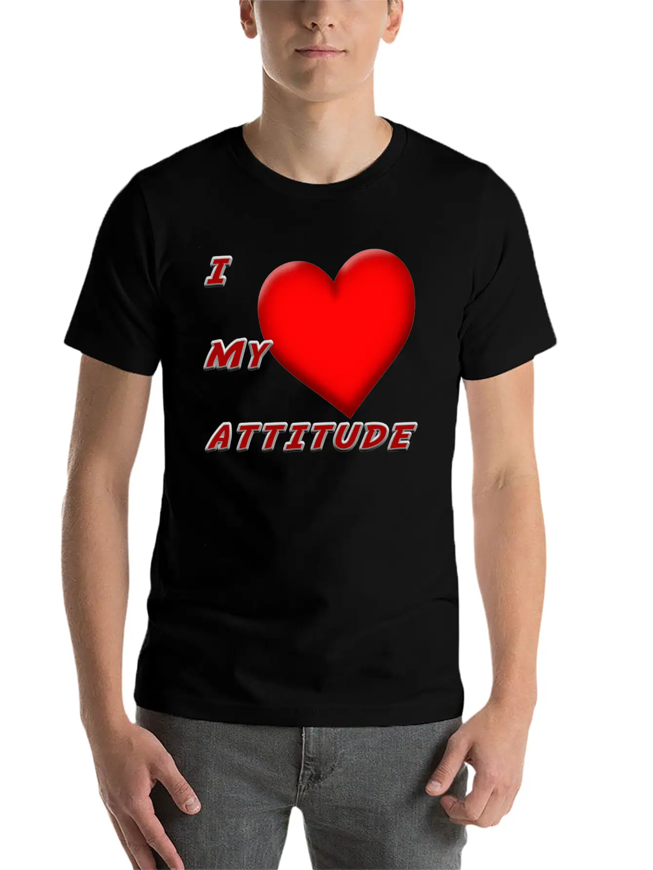 My Attitude Essential Unisex Summer Tee – Soft Cotton Casual Fit