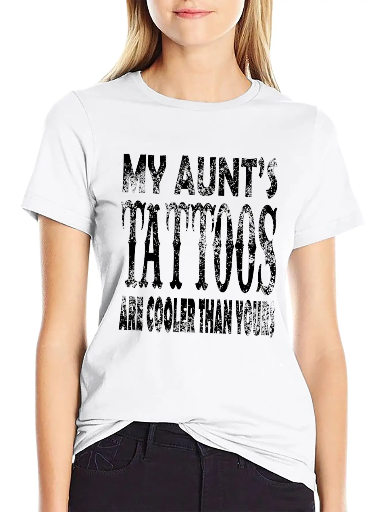 My Aunts Tattoos Timeless Short Sleeve Tee – Comfy And Minimalist Design