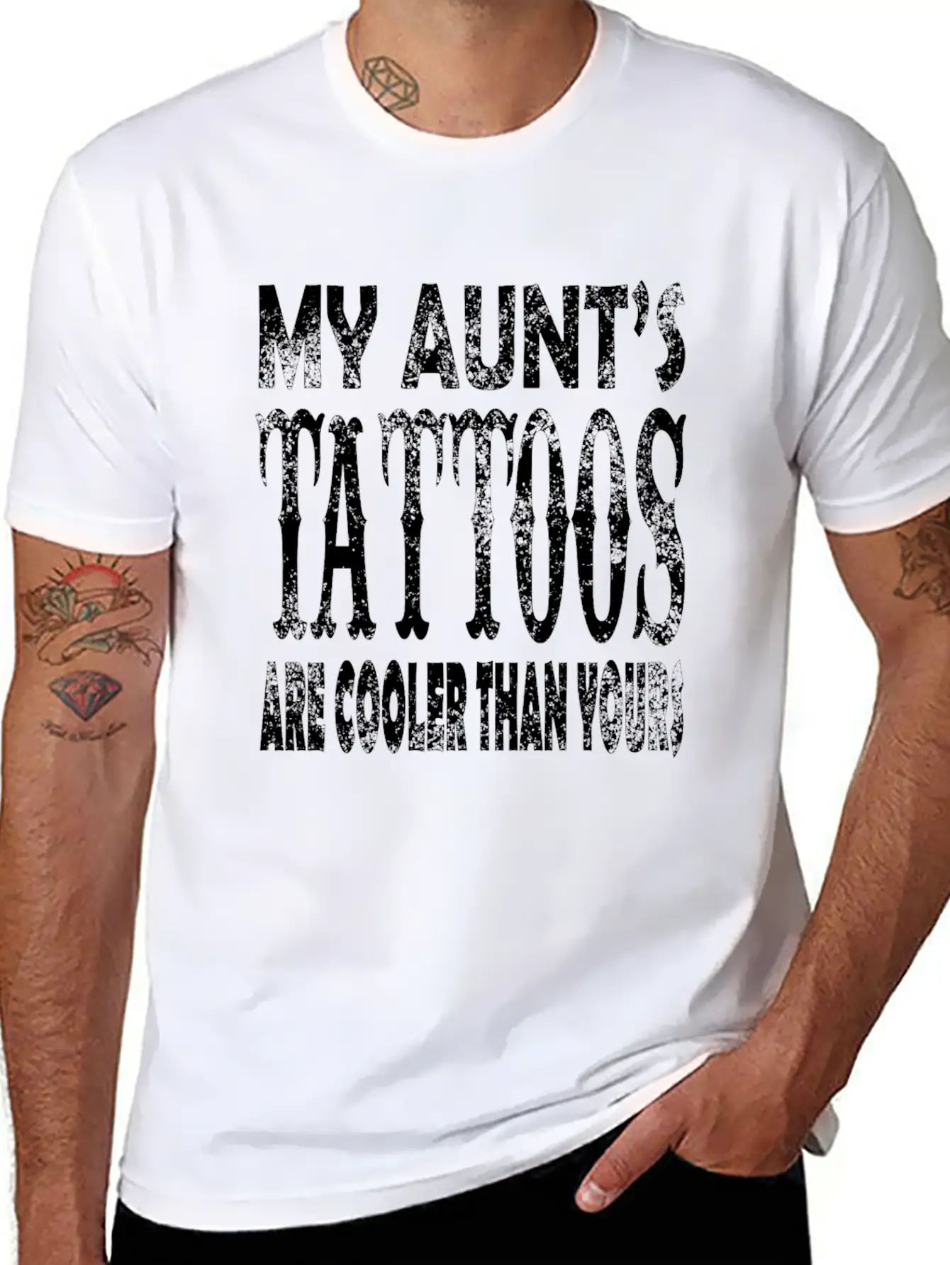 My Aunts Tattoos Timeless Short Sleeve Tee – Comfy And Minimalist Design
