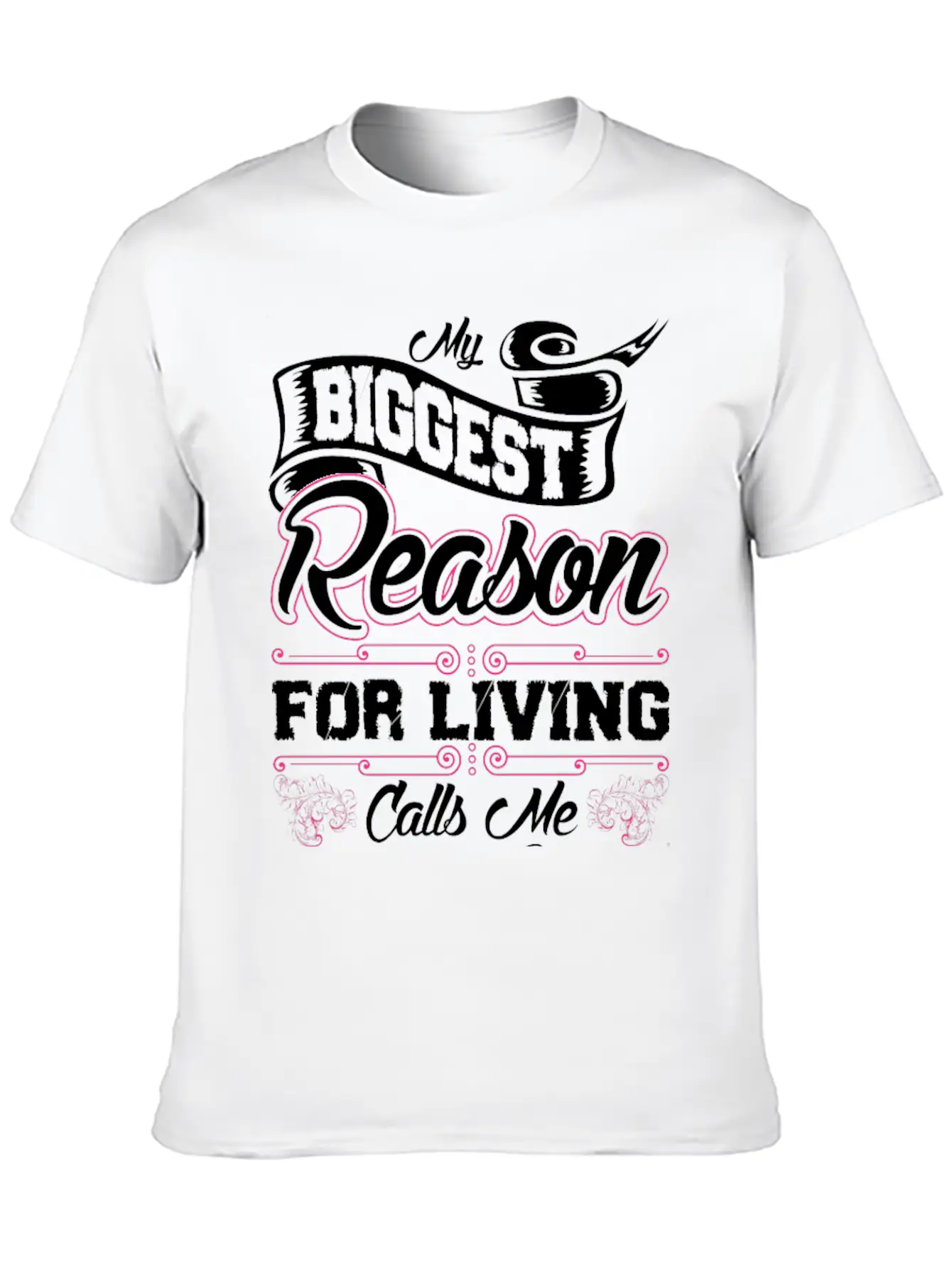 My Biggest Reason For Living Calls Me Nanma Unisex Short Sleeve Soft Cotton T-Shirt – Casual Everyday Wear