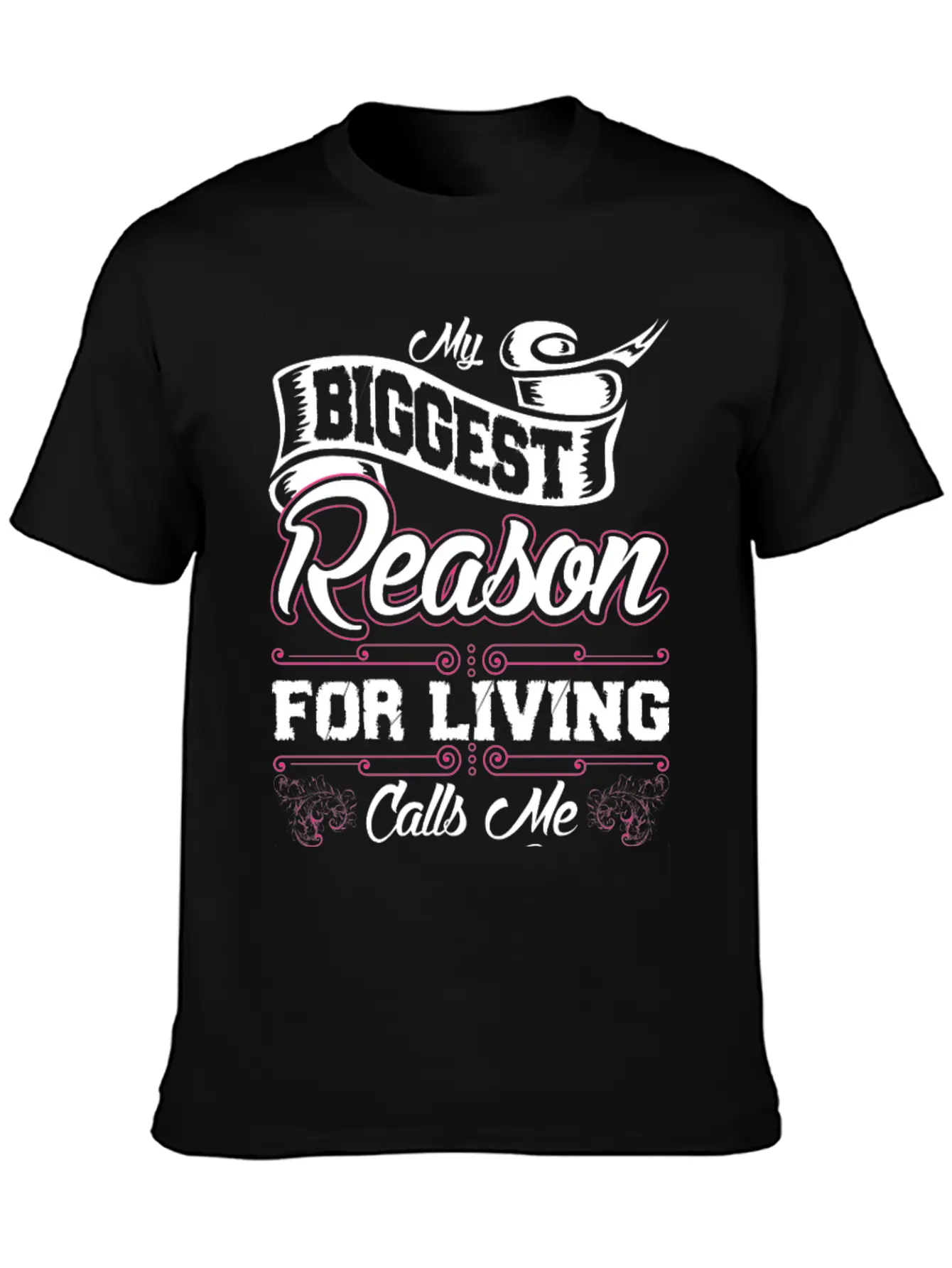 My Biggest Reason For Living Calls Me Nanma Unisex Short Sleeve Soft Cotton T-Shirt – Casual Everyday Wear