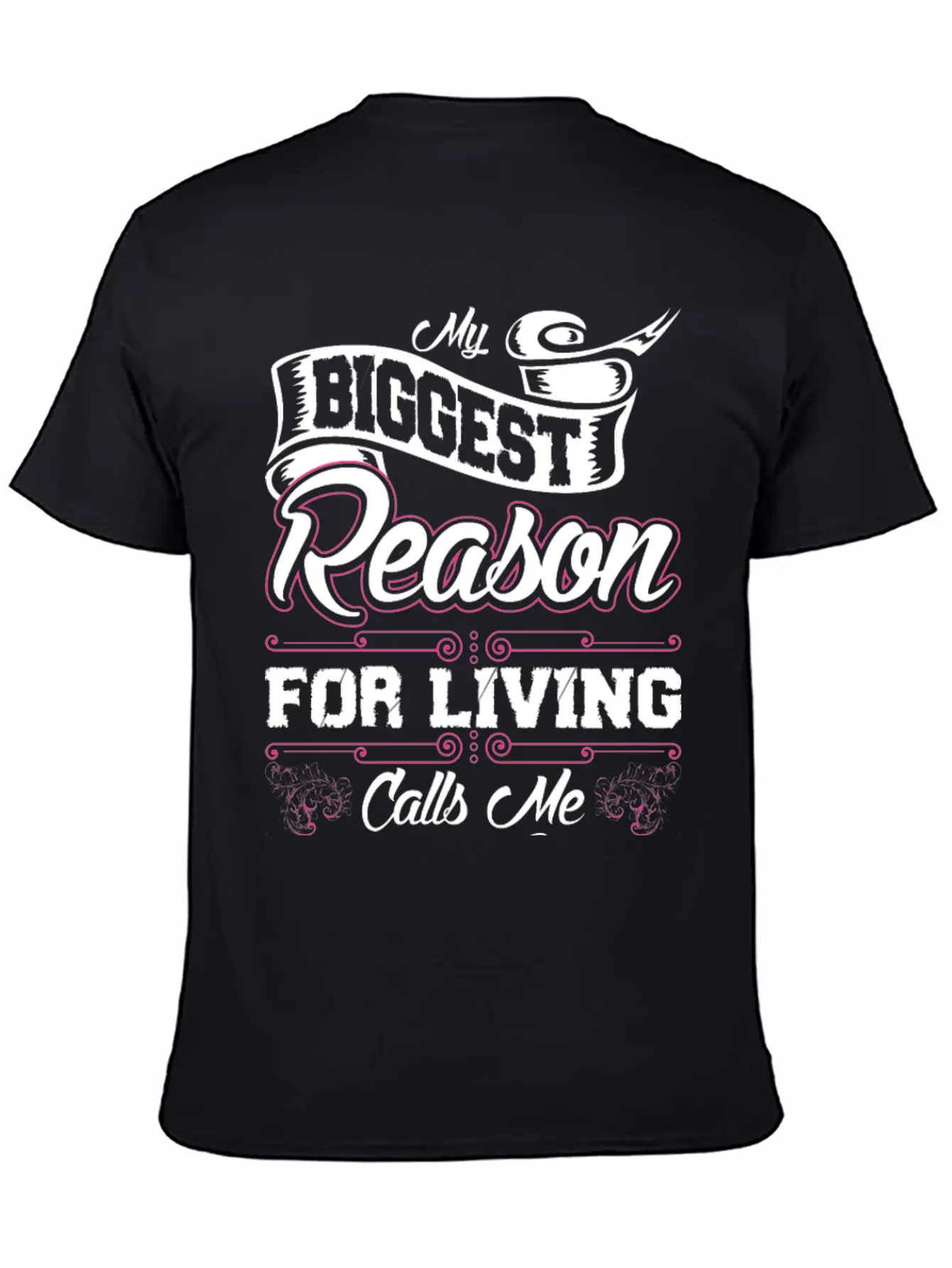 My Biggest Reason For Living Calls Me Nanma Unisex Short Sleeve Soft Cotton T-Shirt – Casual Everyday Wear