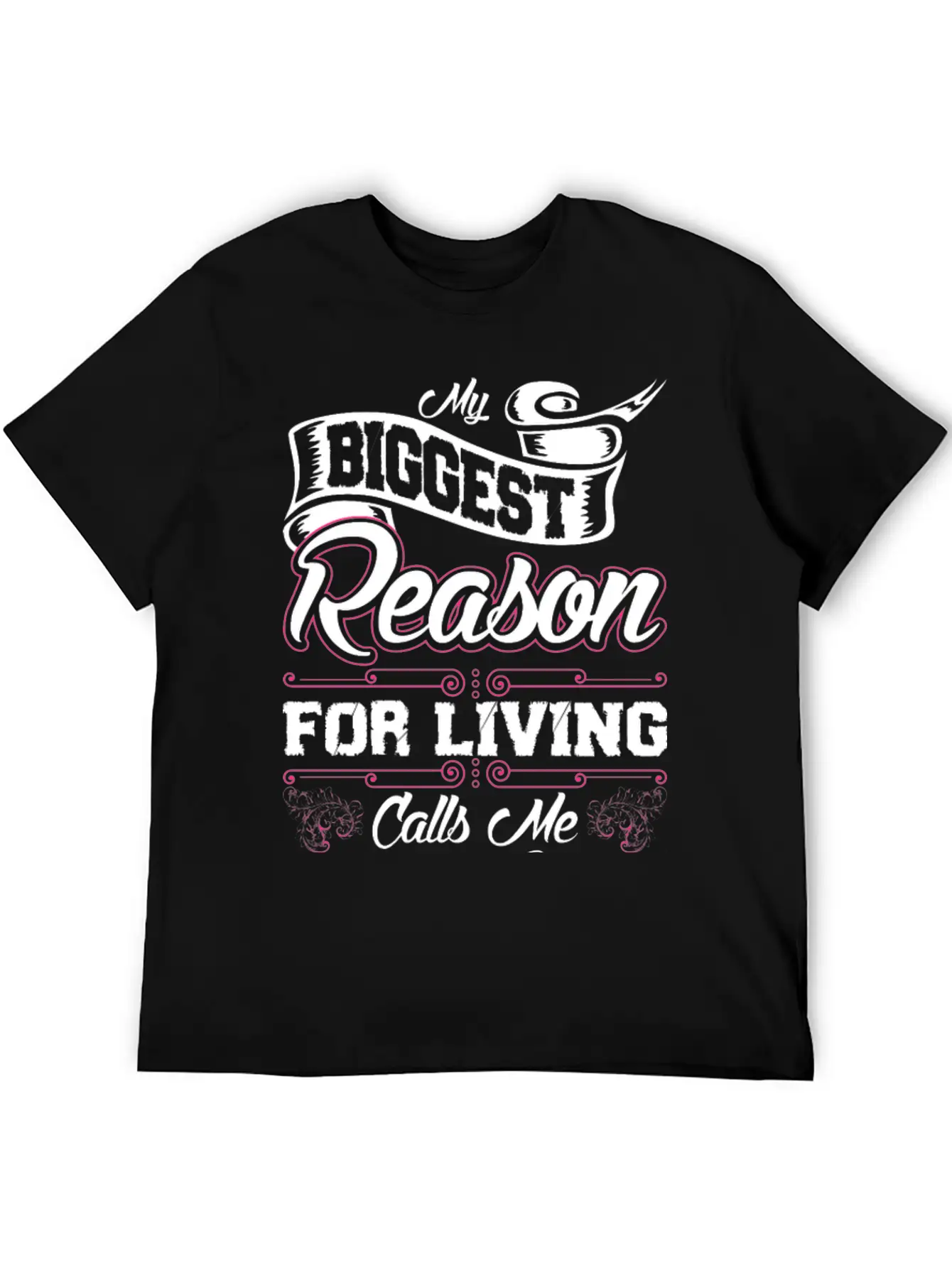 My Biggest Reason For Living Calls Me Nanma Unisex Short Sleeve Soft Cotton T-Shirt – Casual Everyday Wear
