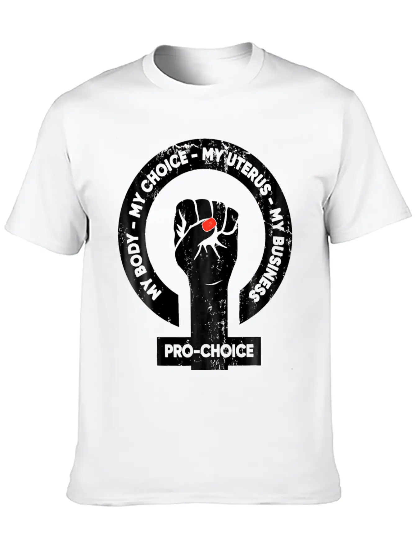 My Body Choice Uterus Essential Unisex Summer Tee – Soft Cotton Casual Fit
