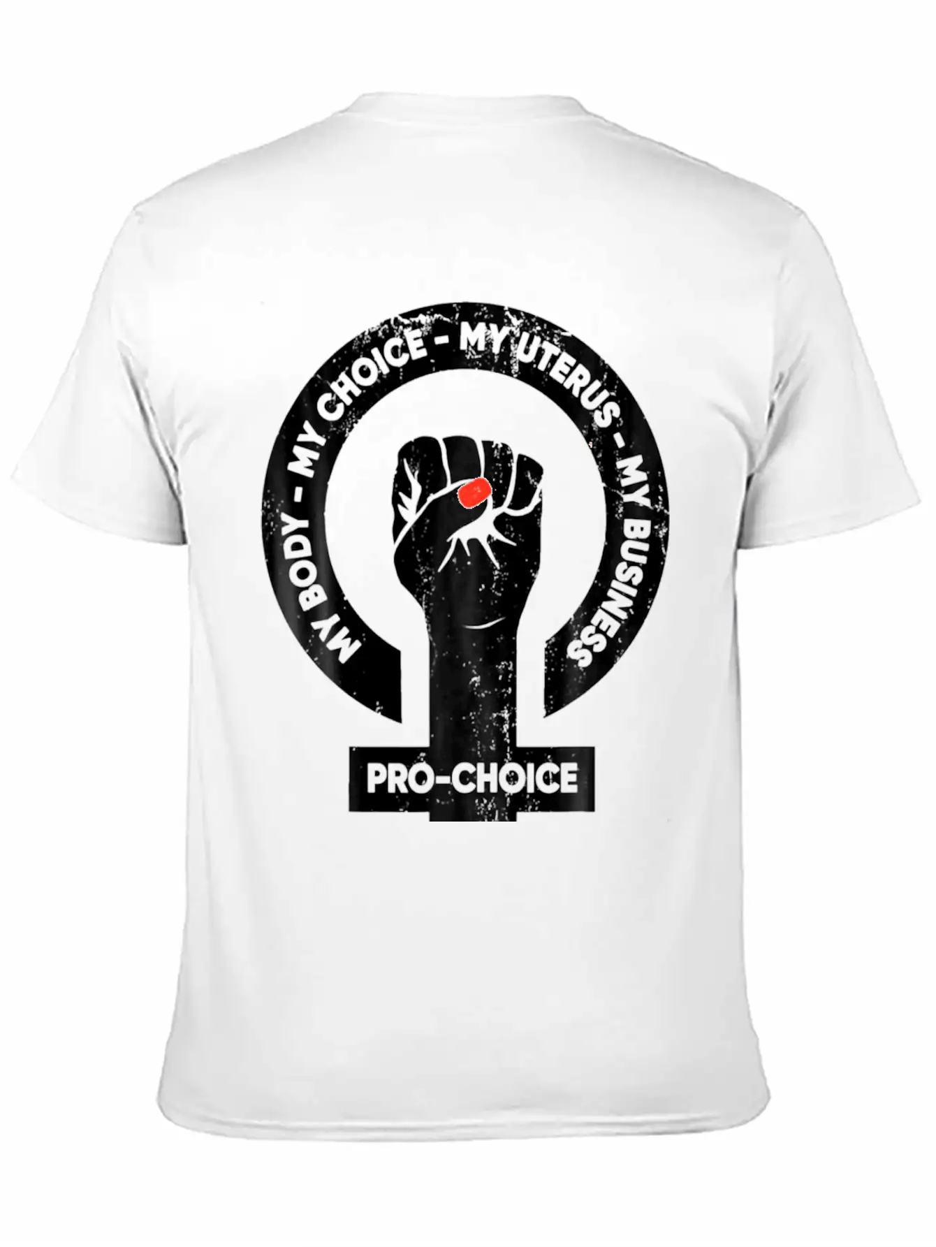 My Body Choice Uterus Essential Unisex Summer Tee – Soft Cotton Casual Fit