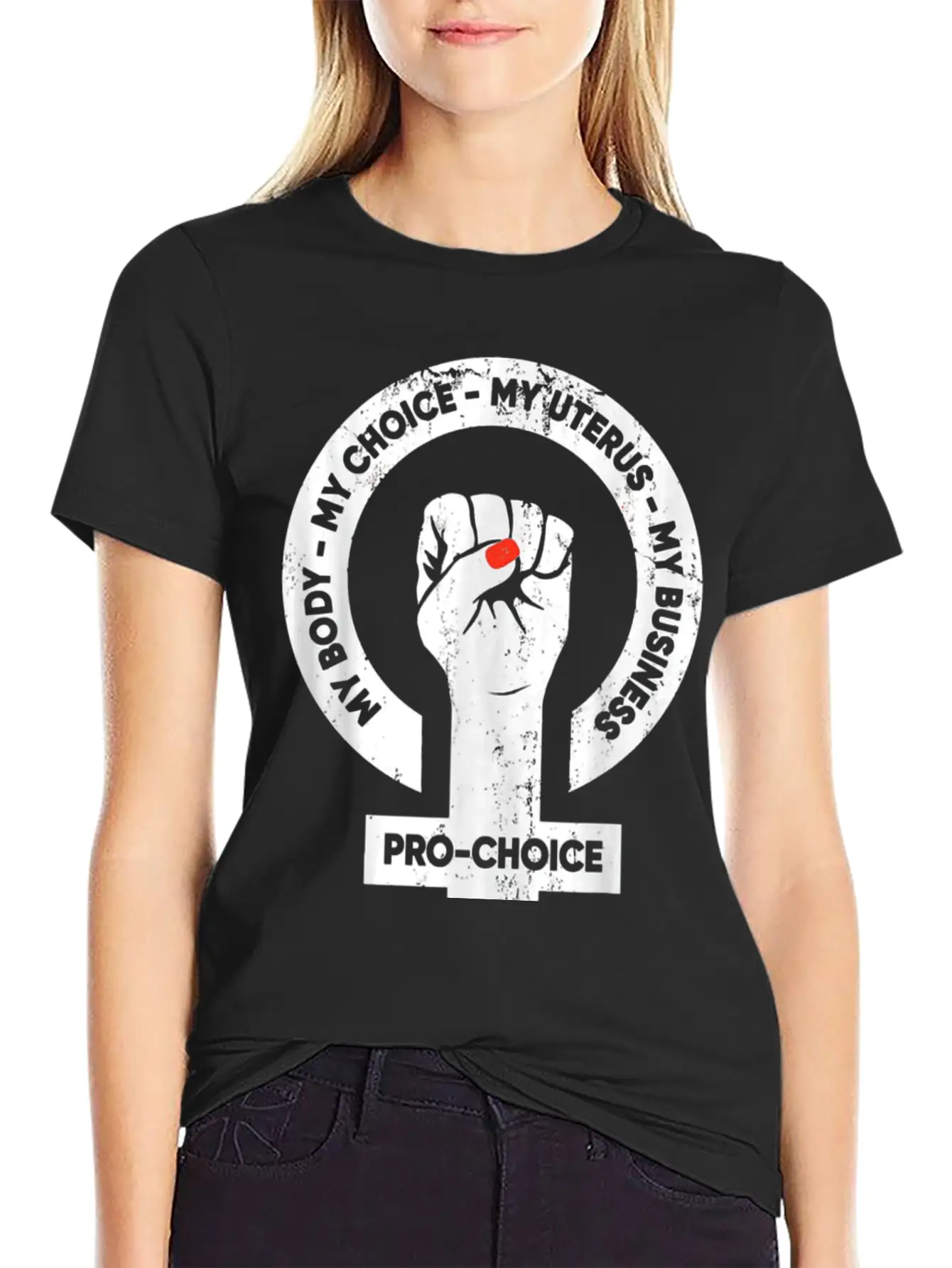 My Body Choice Uterus Essential Unisex Summer Tee – Soft Cotton Casual Fit