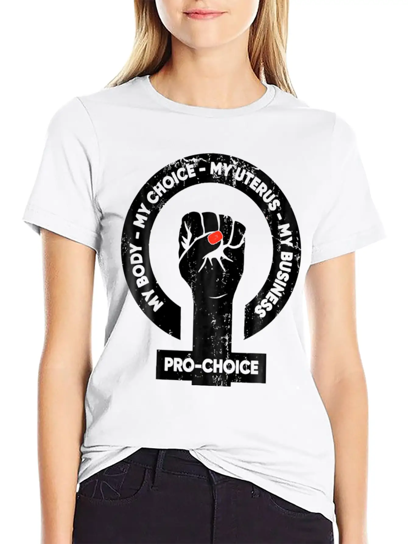 My Body Choice Uterus Essential Unisex Summer Tee – Soft Cotton Casual Fit